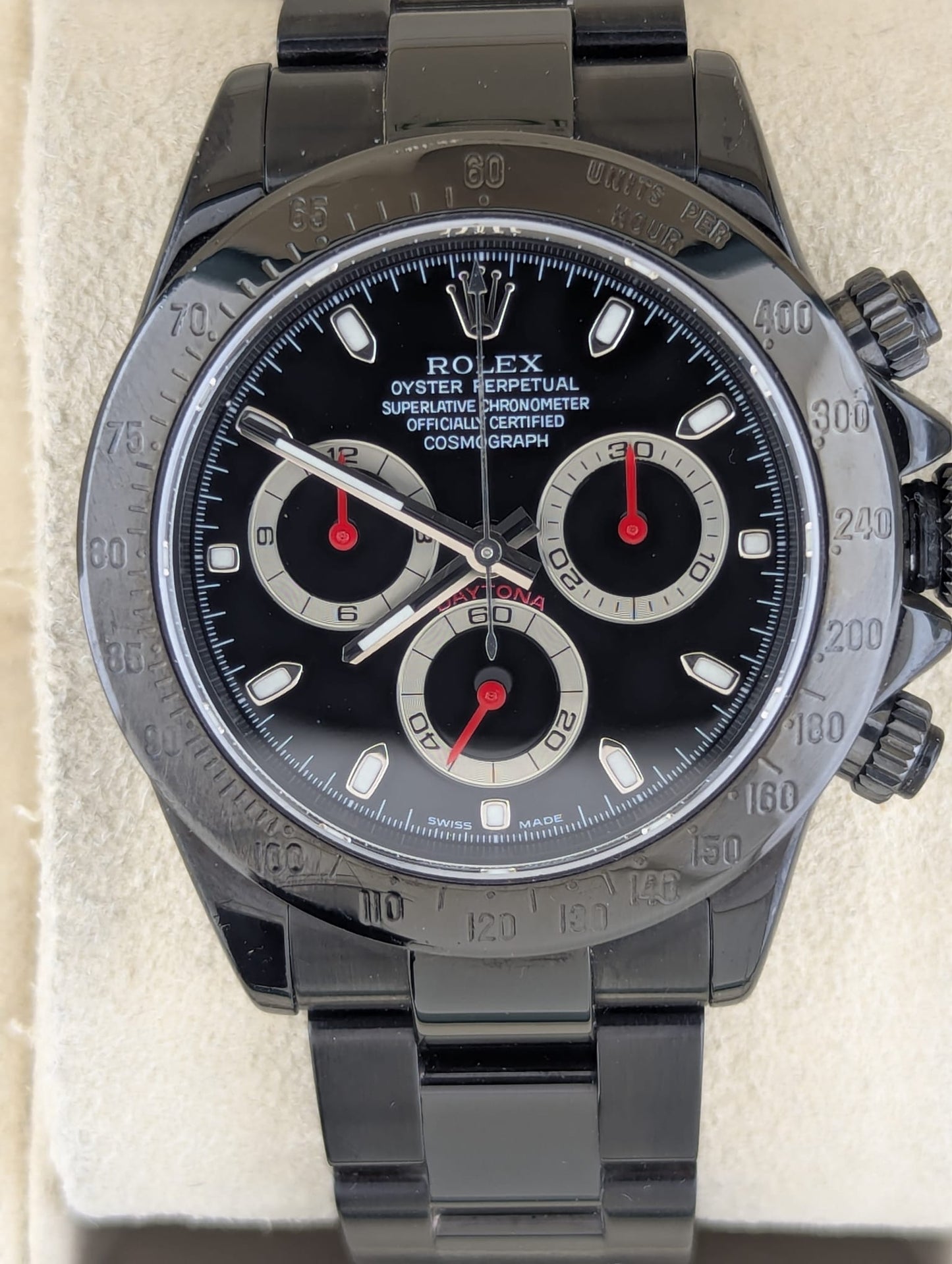 2004 Rolex Pro Hunter Daytona 116520 PVD Black Dial Black Oyster No Papers 40mm