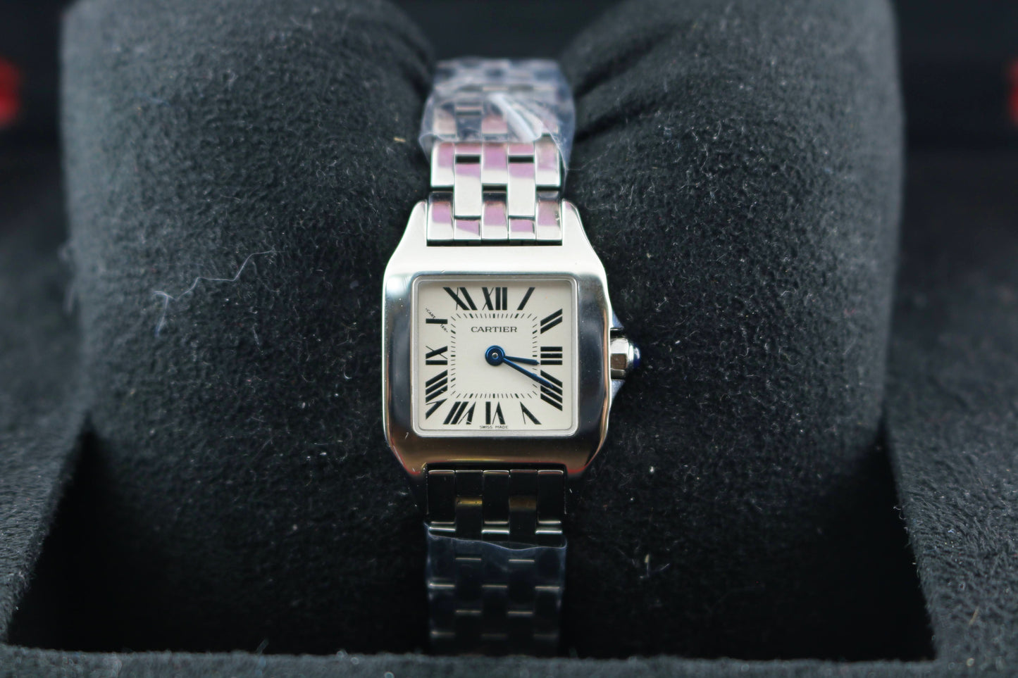 Cartier Santos Demoiselle 2698 White Dial Stainless Steel 20mm