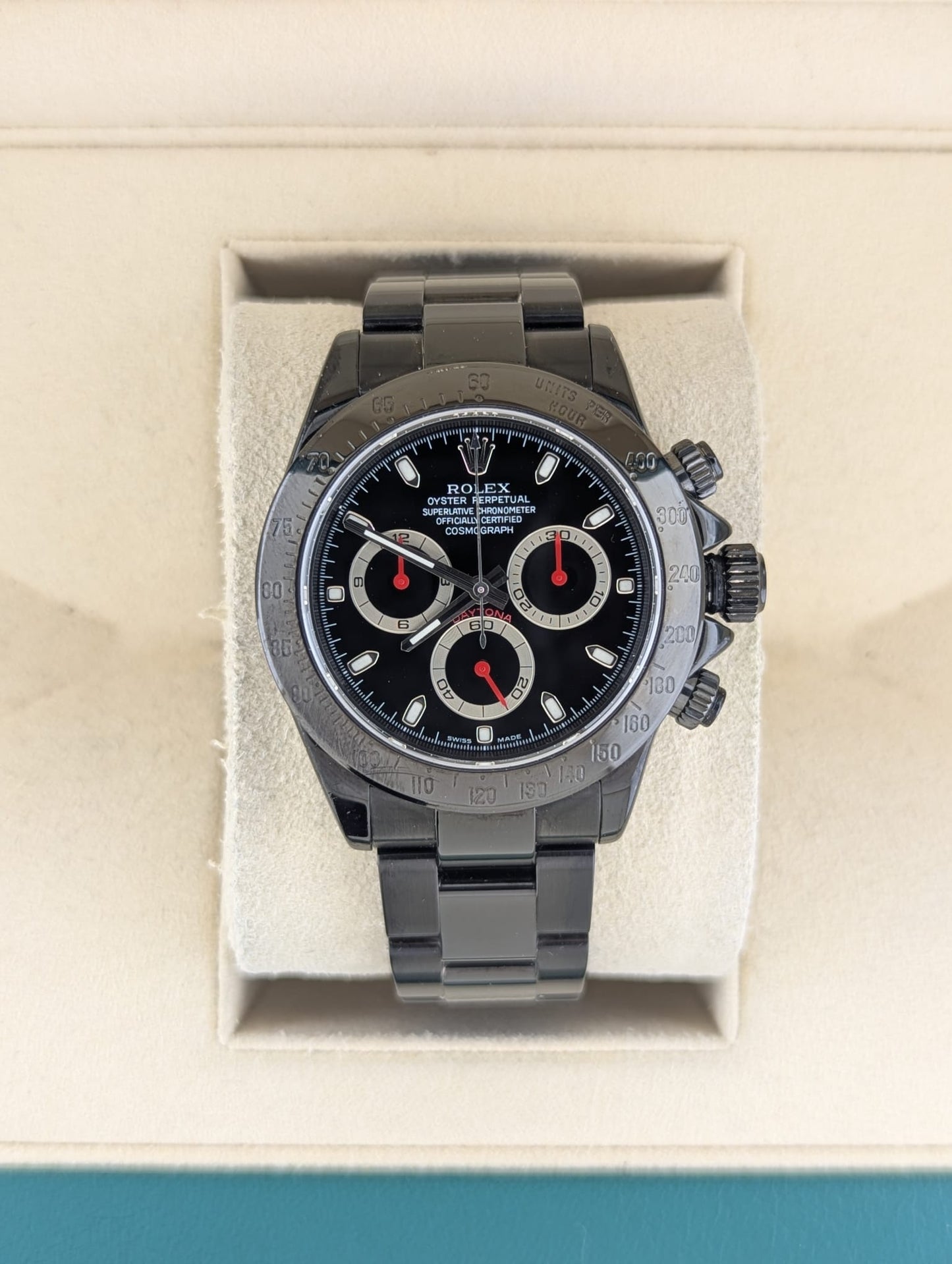 2004 Rolex Pro Hunter Daytona 116520 PVD Black Dial Black Oyster No Papers 40mm
