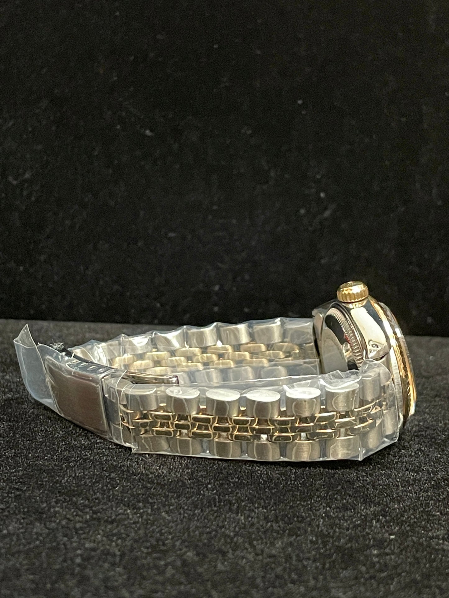 Rolex Ladies Datejust 6917 Black Diamond TT Jubilee No Papers 26mm