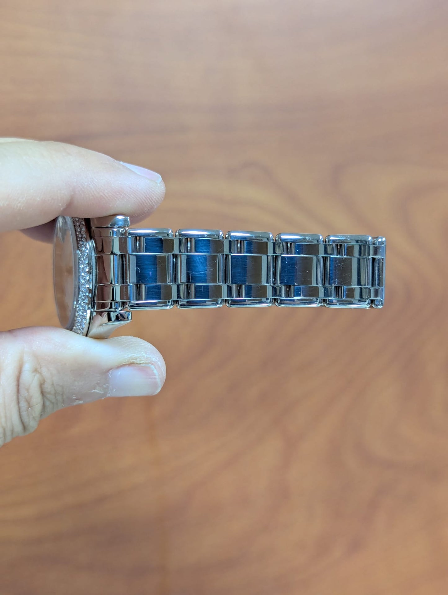 OHA 2009 Rolex Pearlmaster 81339 Blue Roman Two Row Diam Bezel 18kt WG W/ Paper 34mm