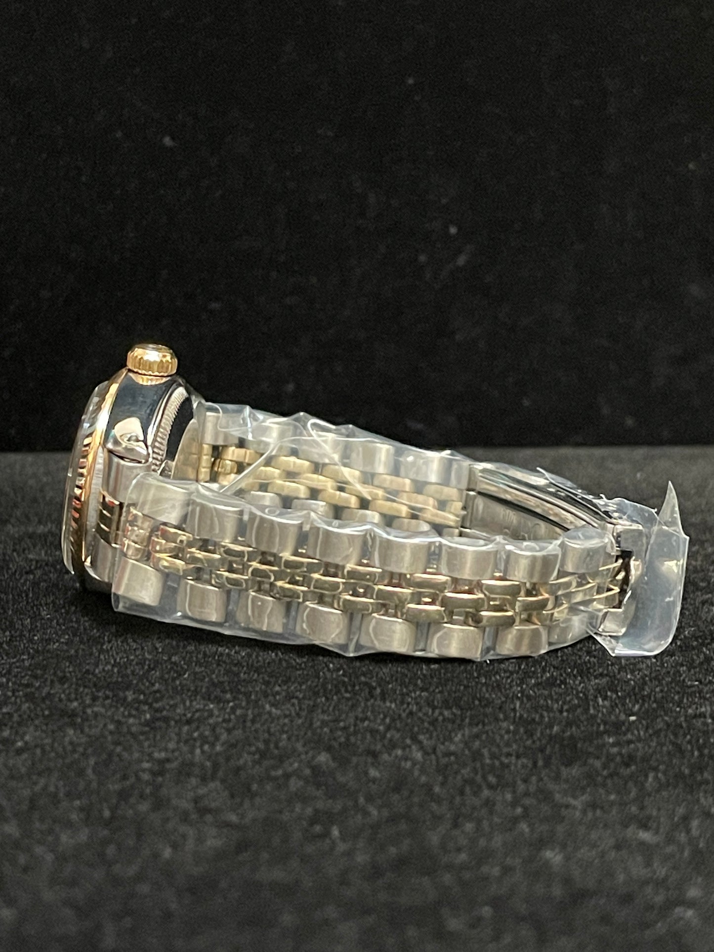 Rolex Ladies Datejust 6917 Black Diamond TT Jubilee No Papers 26mm
