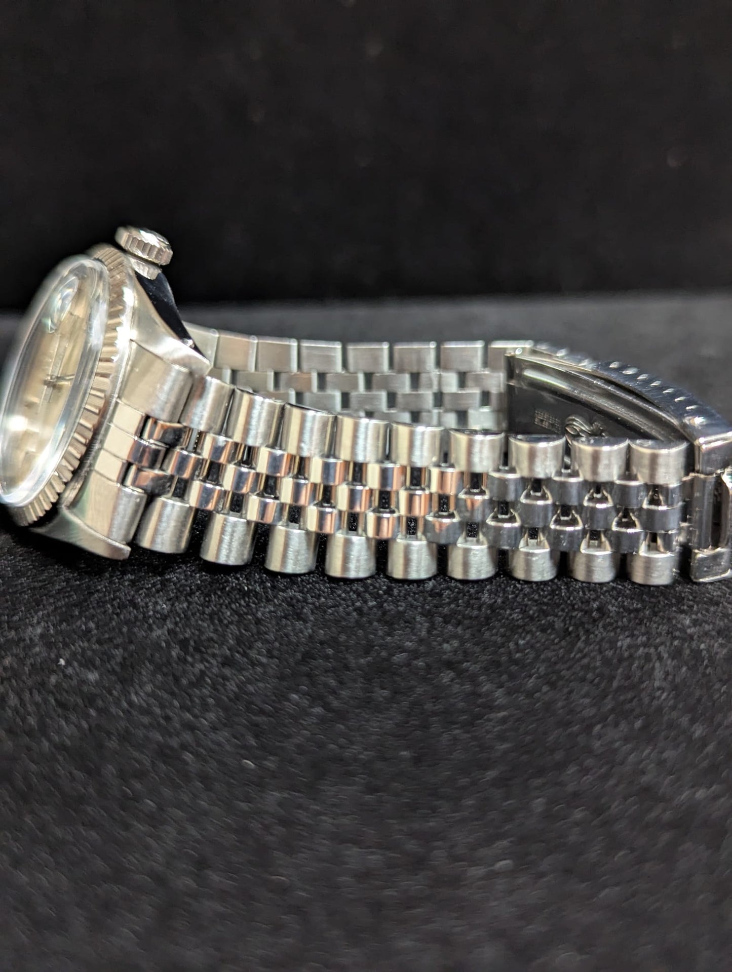 1982 Rolex Datejust 16030 Silver Stick Dial SS Jubilee No Papers 36mm