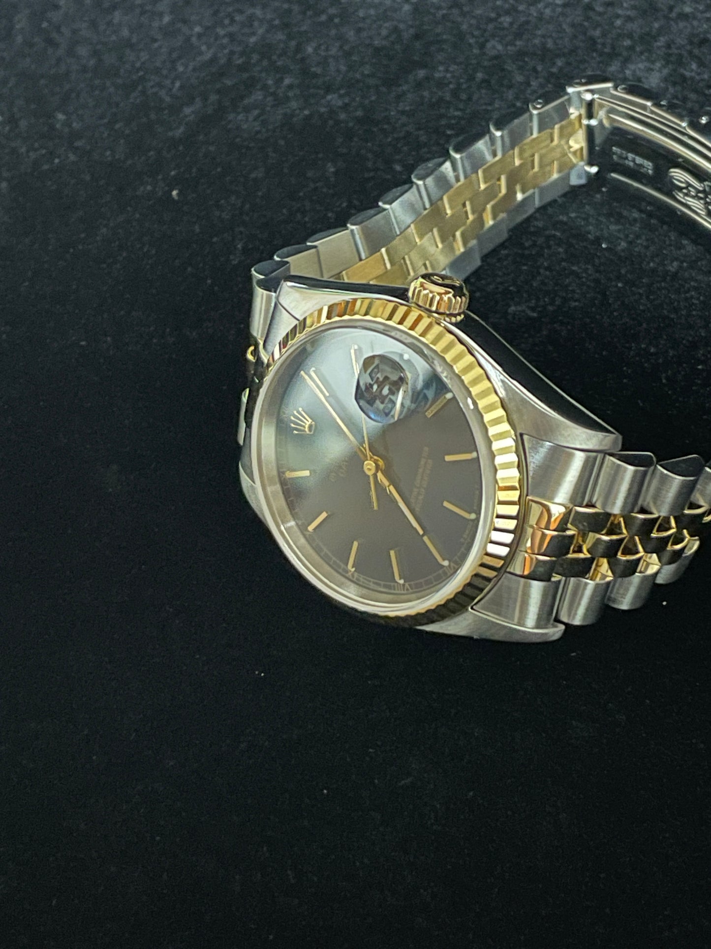 1997 Rolex Datejust 16233 Blue Dial TT Jubilee No Papers 36mm