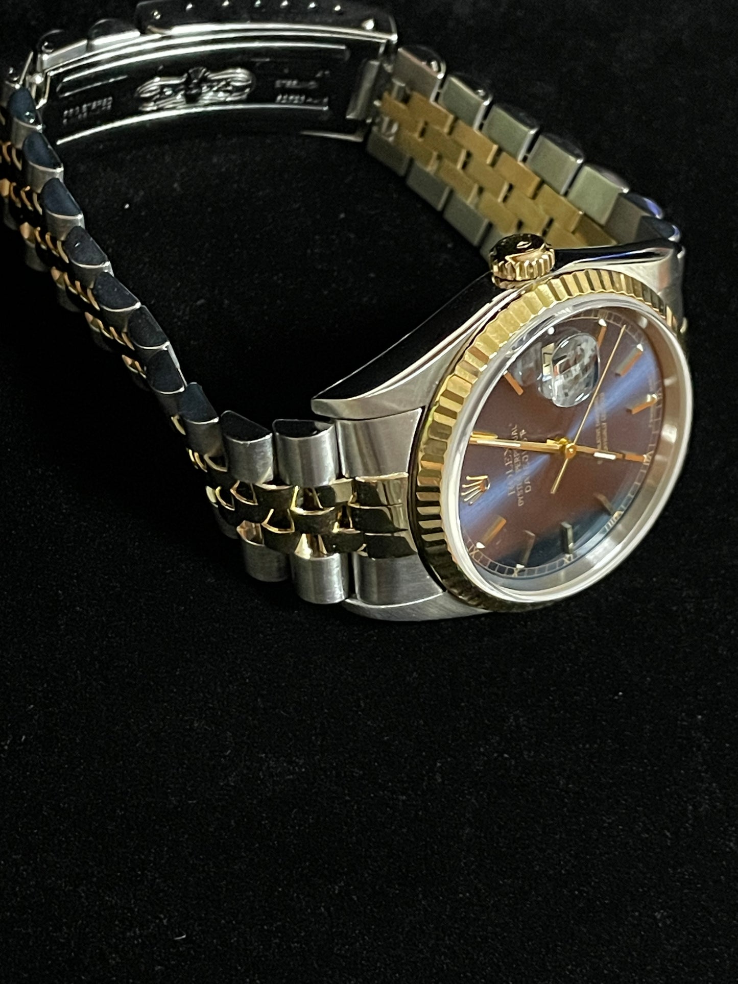 1997 Rolex Datejust 16233 Blue Dial TT Jubilee No Papers 36mm