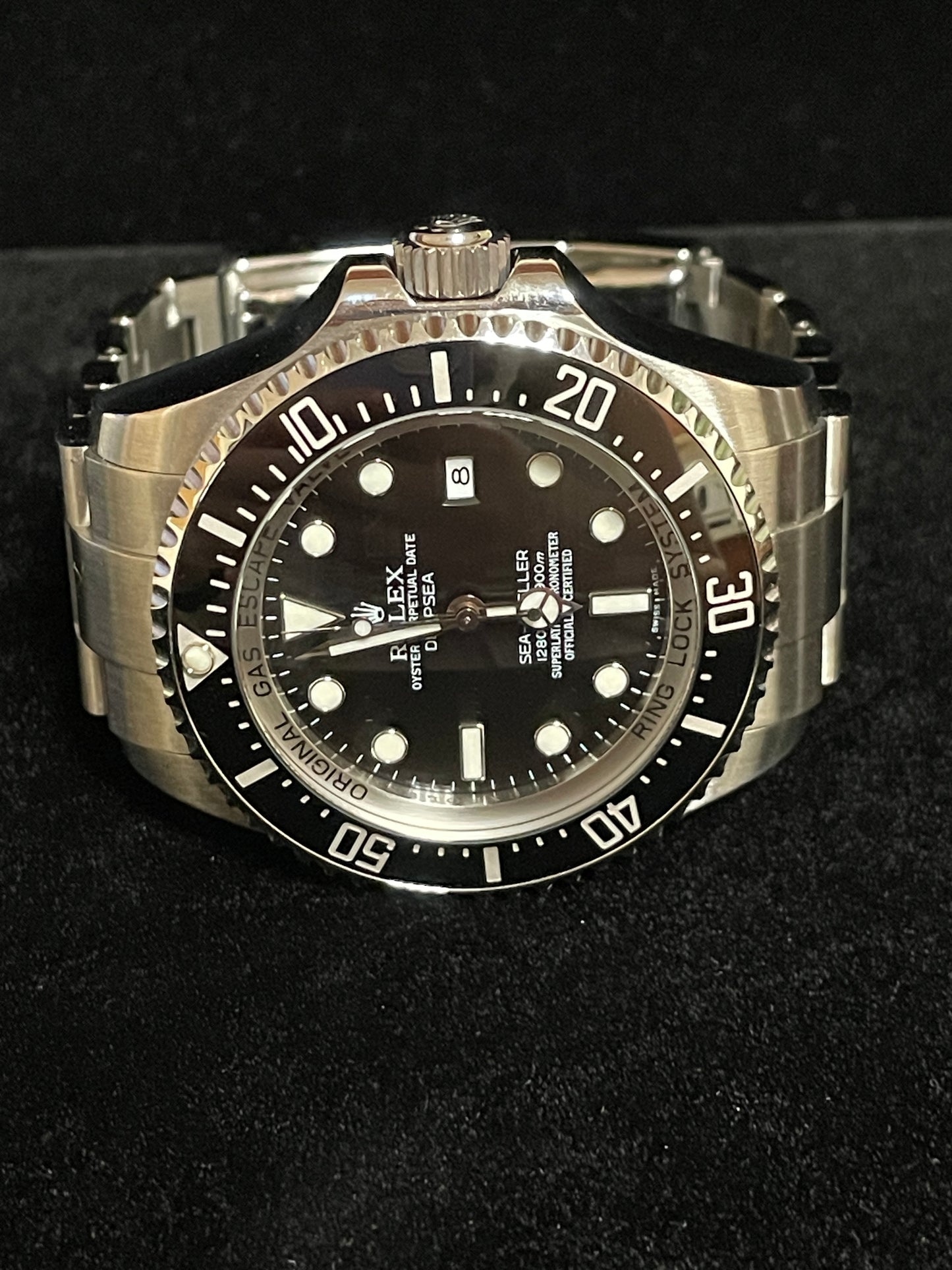 OHA 2010 Rolex Deepsea Sea Dweller 116660 Black Dial SS Oyster With Papers 44mm