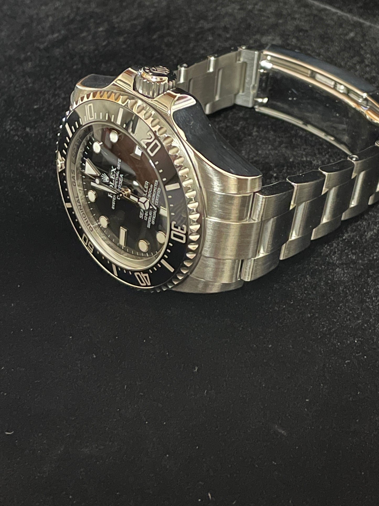 OHA 2010 Rolex Deepsea Sea Dweller 116660 Black Dial SS Oyster With Papers 44mm
