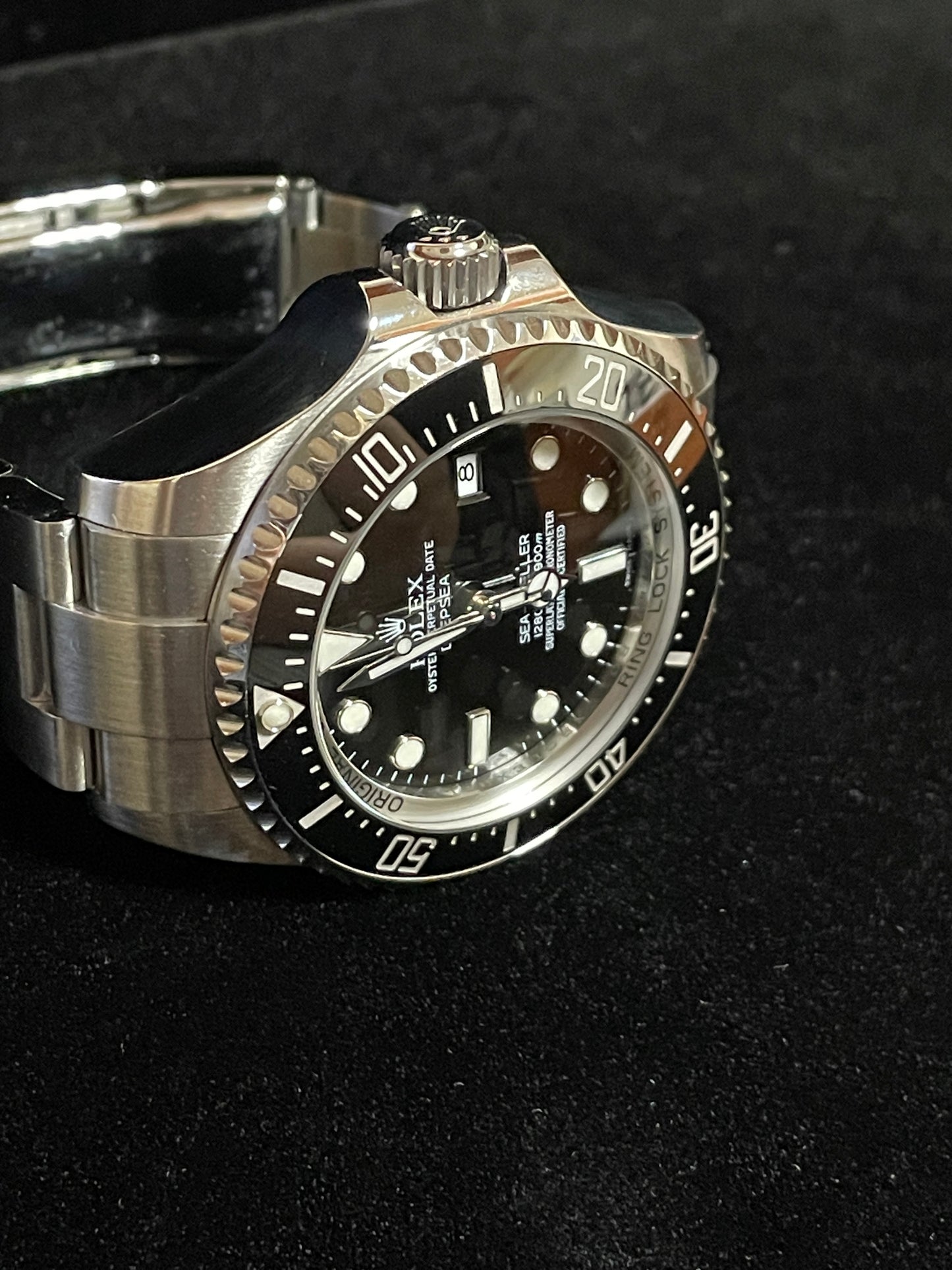 OHA 2010 Rolex Deepsea Sea Dweller 116660 Black Dial SS Oyster With Papers 44mm