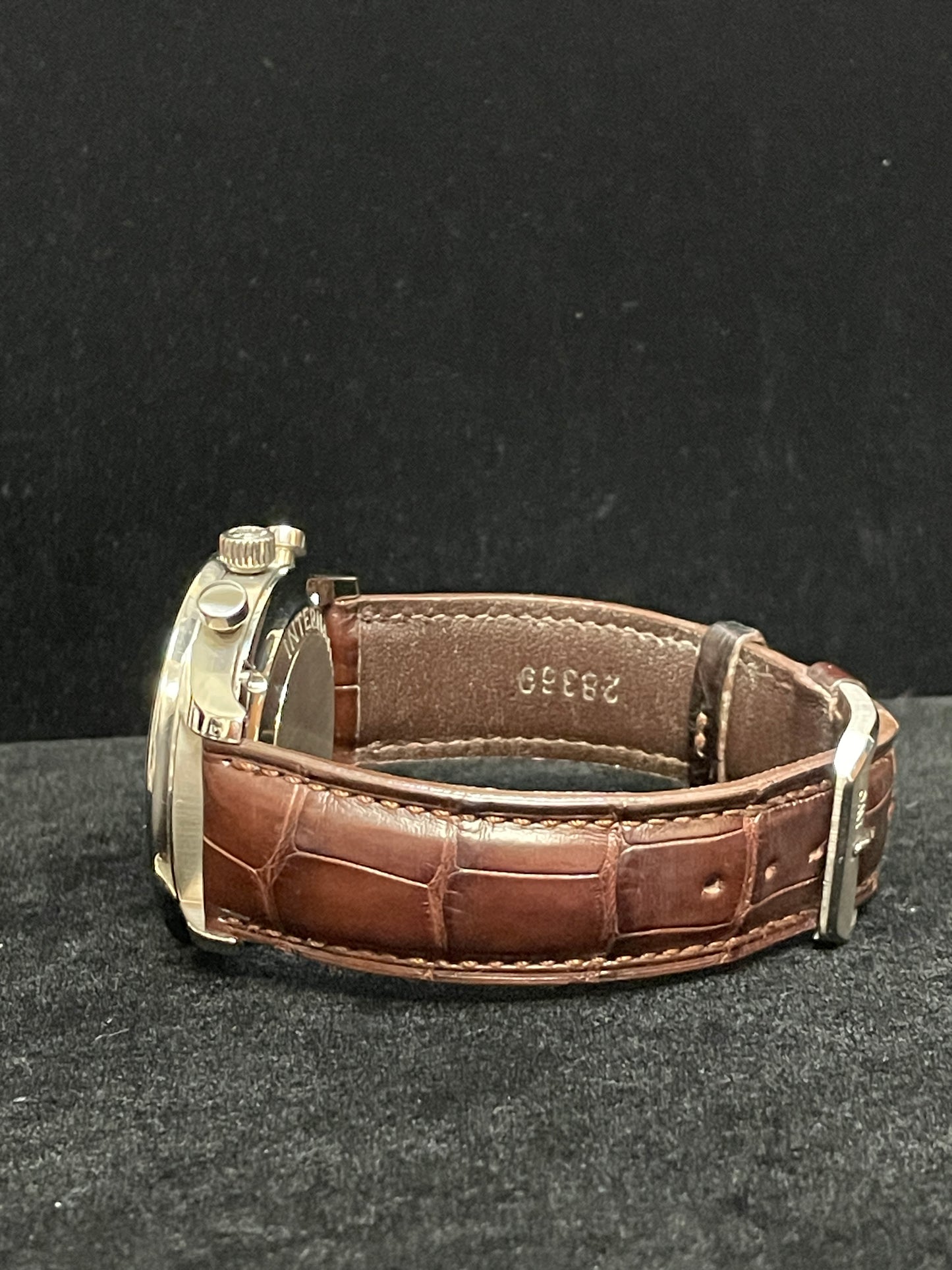 IWC Portuguese Chrono IW371431 Grey Dial Leather Strap WG 18kt No Papers 41mm