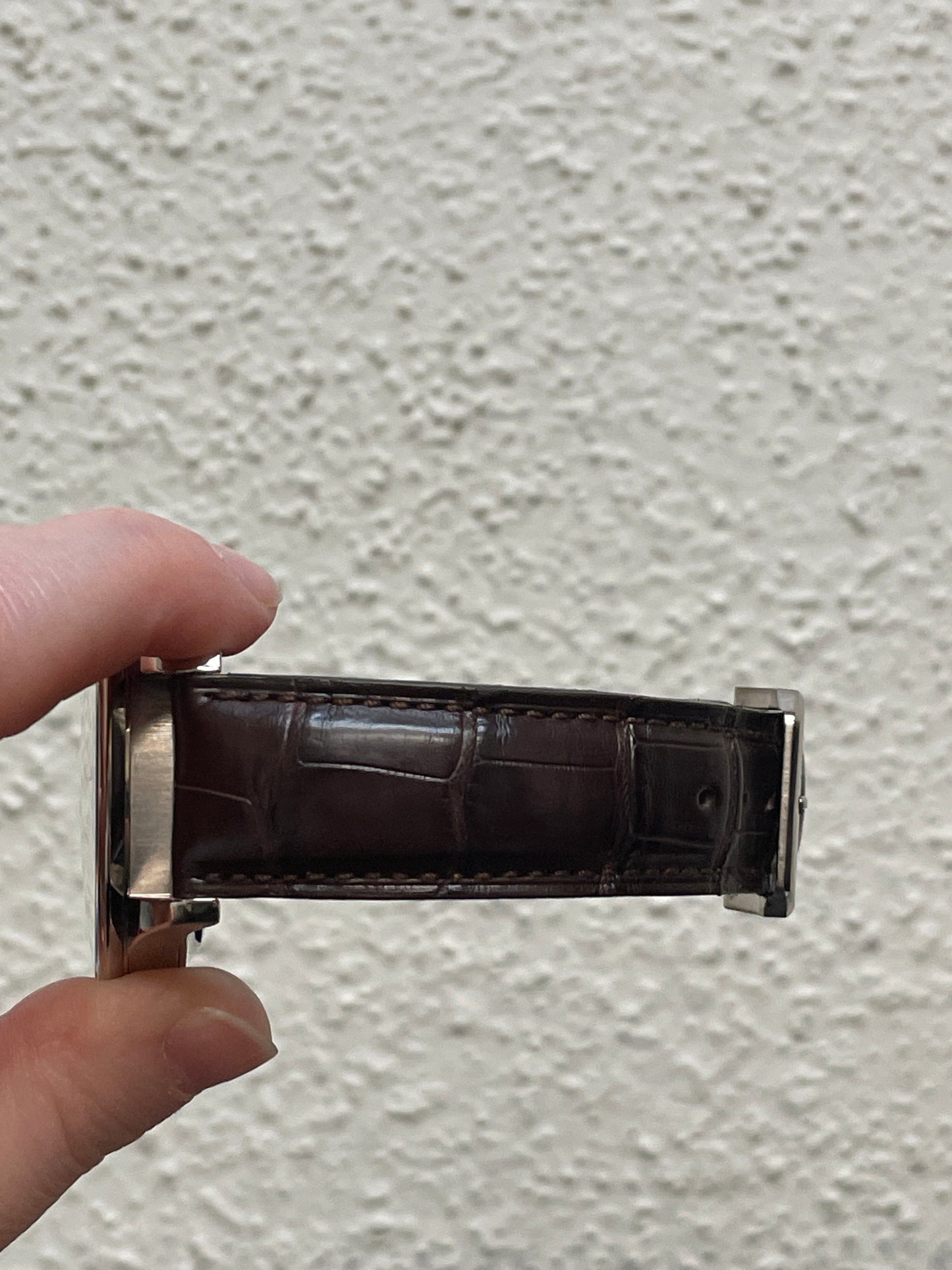 IWC Portuguese Chrono IW371431 Grey Dial Leather Strap WG 18kt No Papers 41mm