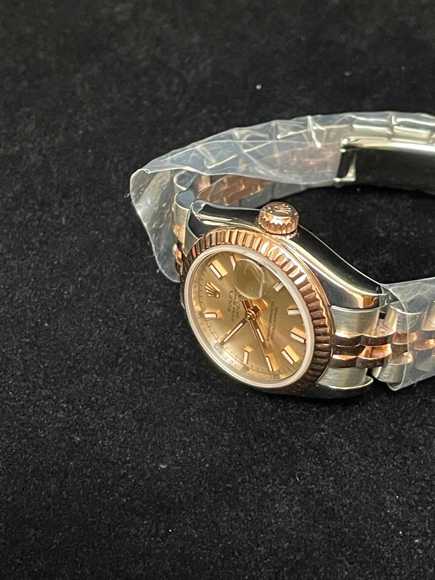 2006 Rolex Ladies Datejust 179171 Pink Dial TT 18kt Jubilee Rose No Papers 26mm