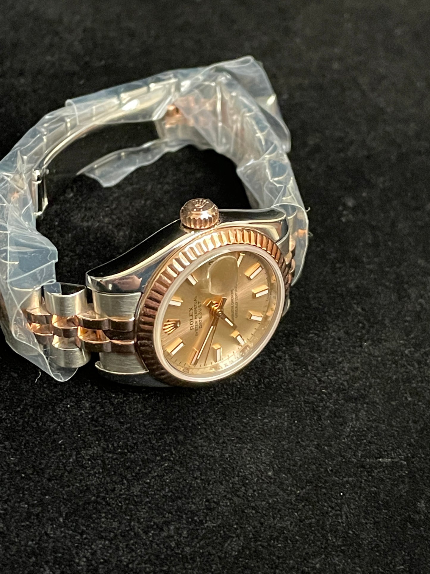 2006 Rolex Ladies Datejust 179171 Pink Dial TT 18kt Jubilee Rose No Papers 26mm