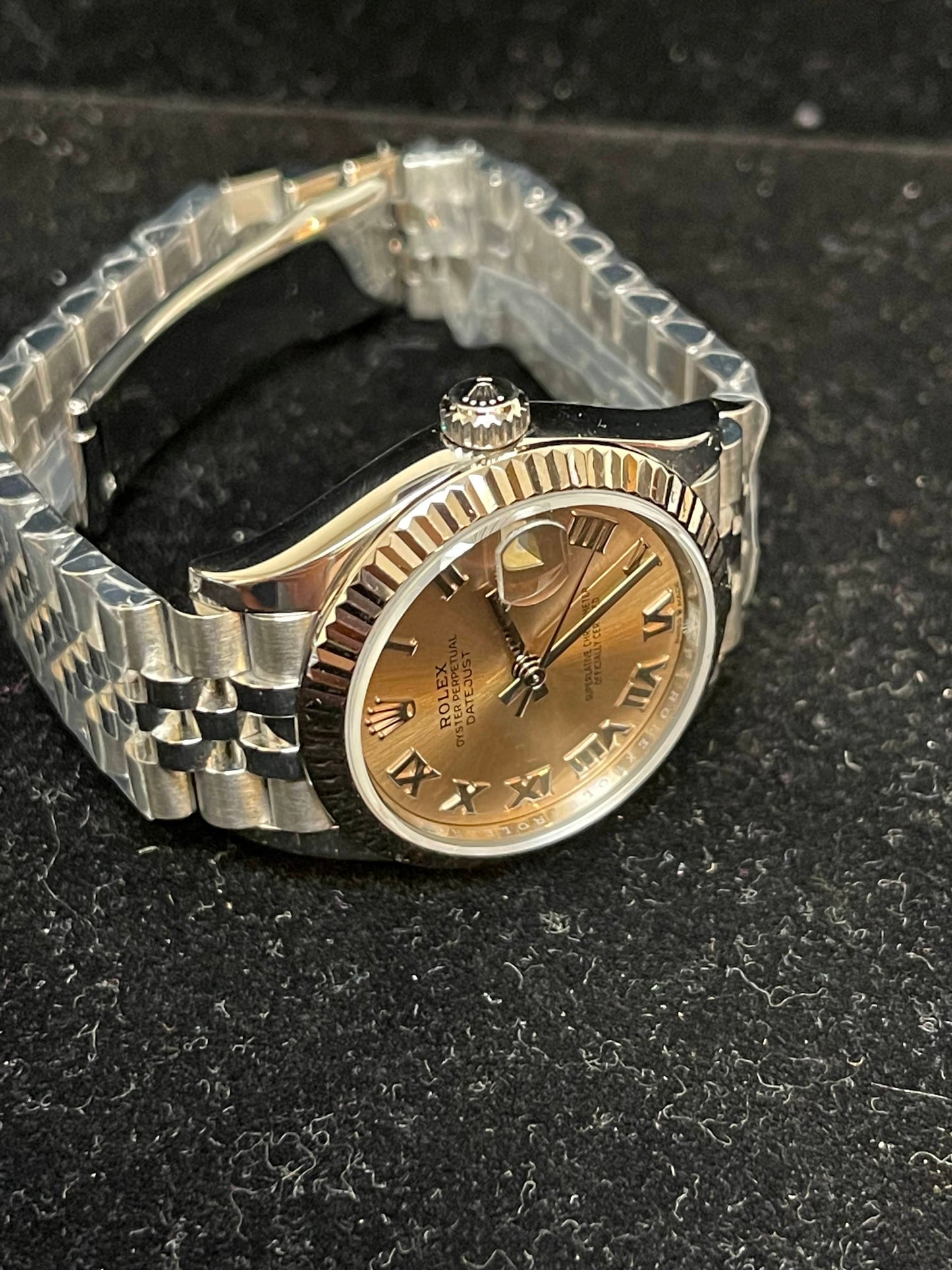 2020 Rolex Datejust 278274 Midsize Pink Roman SS Jubilee With Papers 31mm