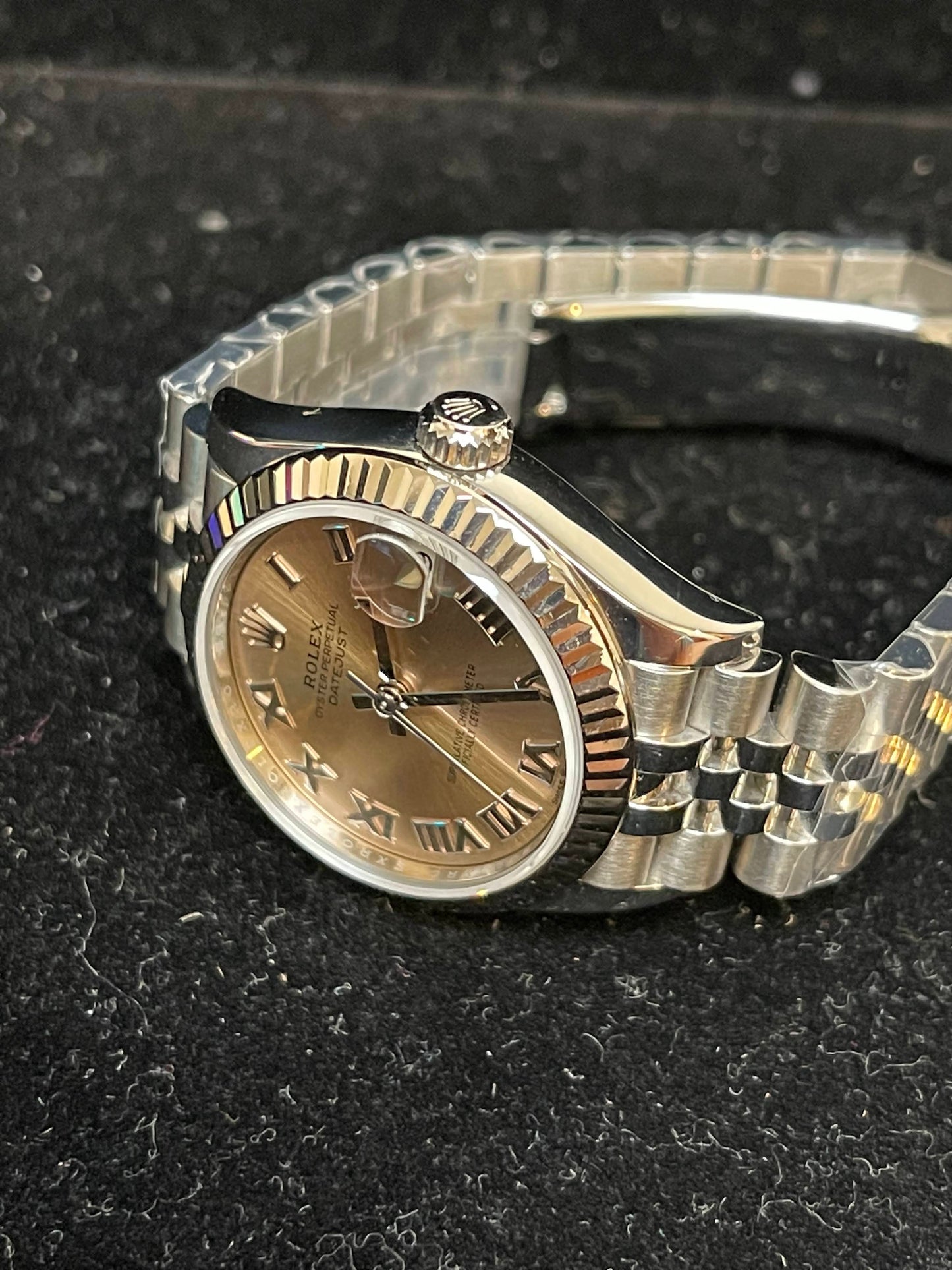 2020 Rolex Datejust 278274 Midsize Pink Roman SS Jubilee With Papers 31mm
