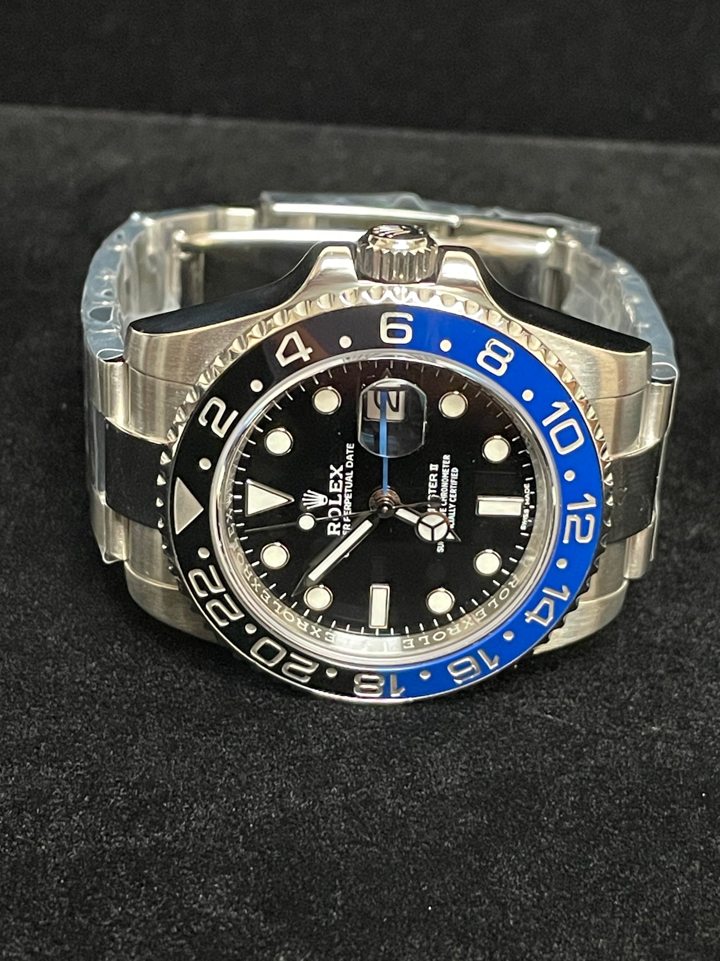 2017 Rolex GMT-Master II 116710BLNR Batman Black Dial SS Oyster RSC Card 40mm