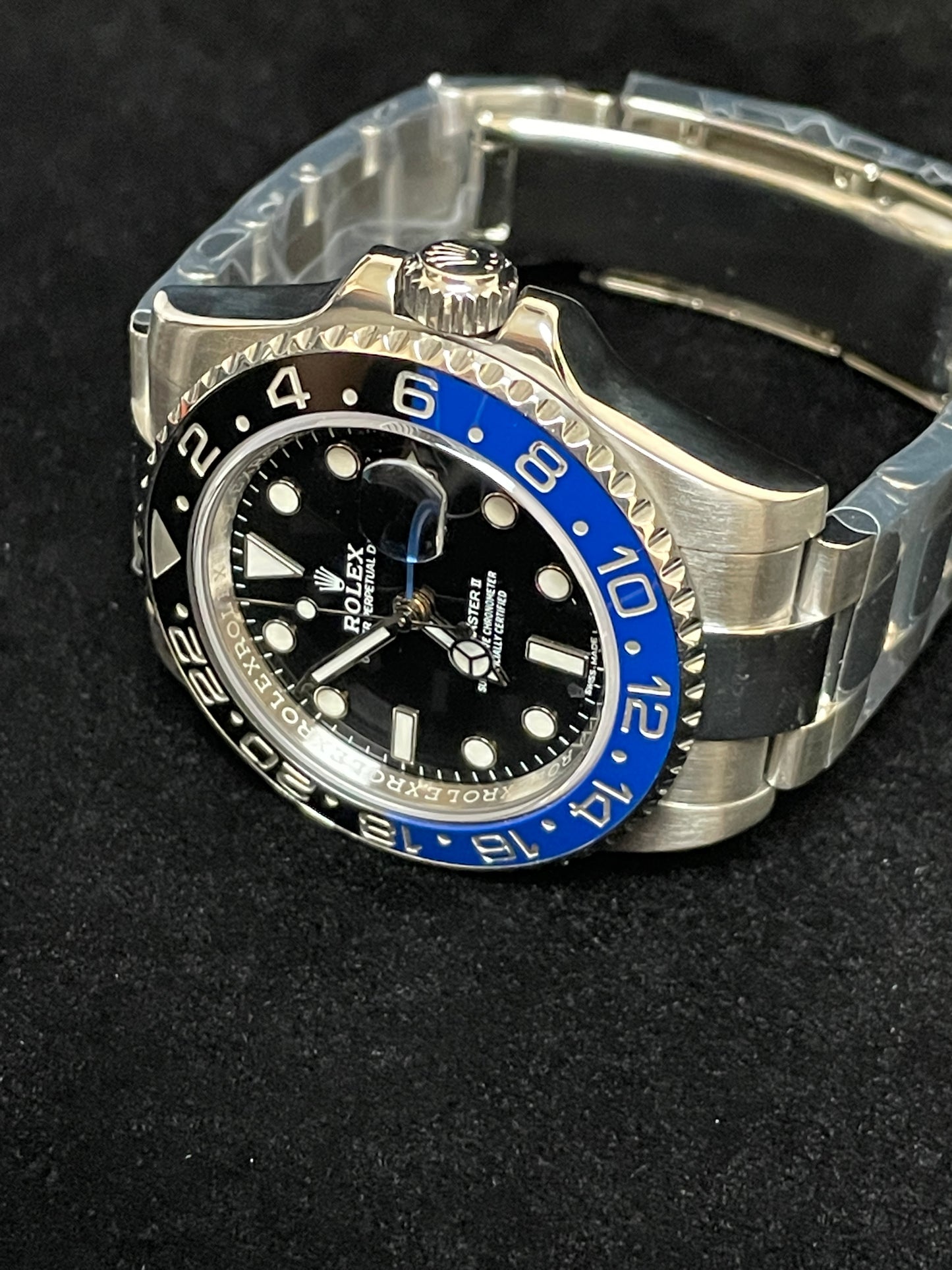 2017 Rolex GMT-Master II 116710BLNR Batman Black Dial SS Oyster RSC Card 40mm
