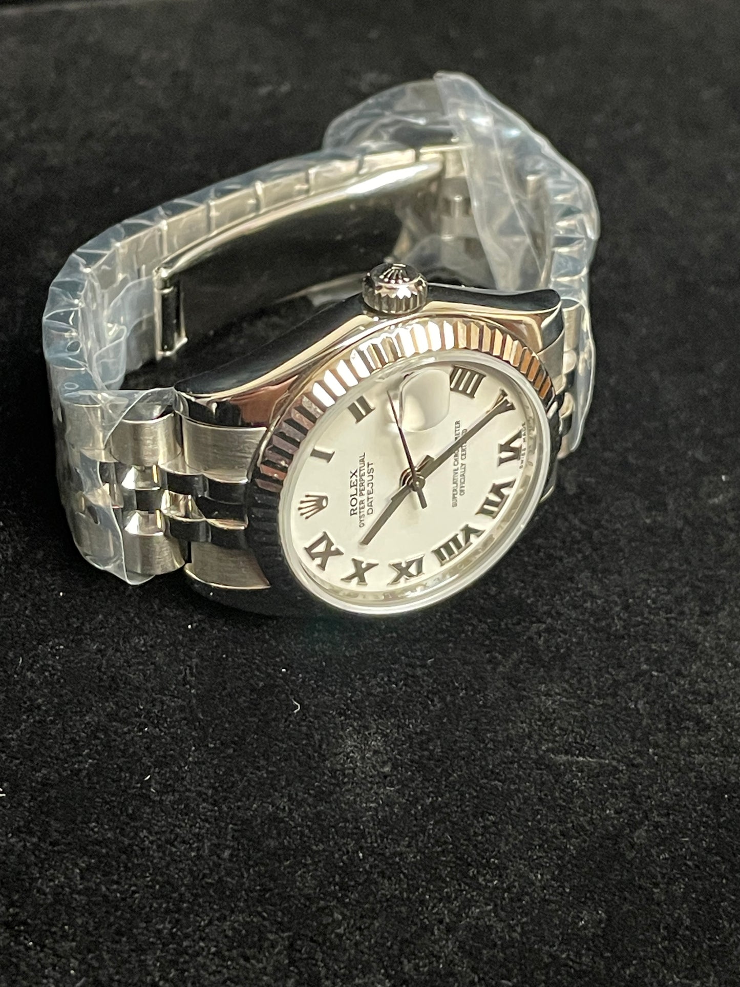 2017 Rolex Datejust 178274 White Roman Dial TT Jubilee No Papers 31mm