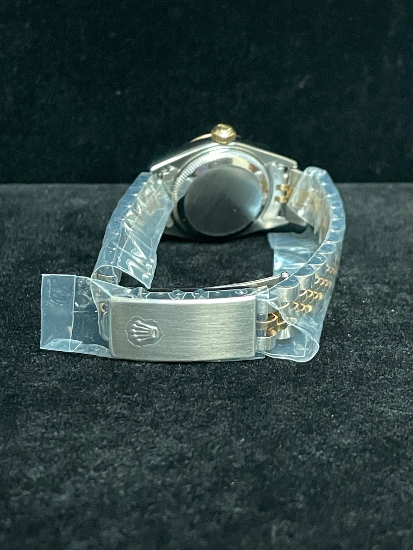 2000 Rolex Ladies Datejust 79173 Blue Vignette Diamond Dial TT 18kt Jubilee 26mm