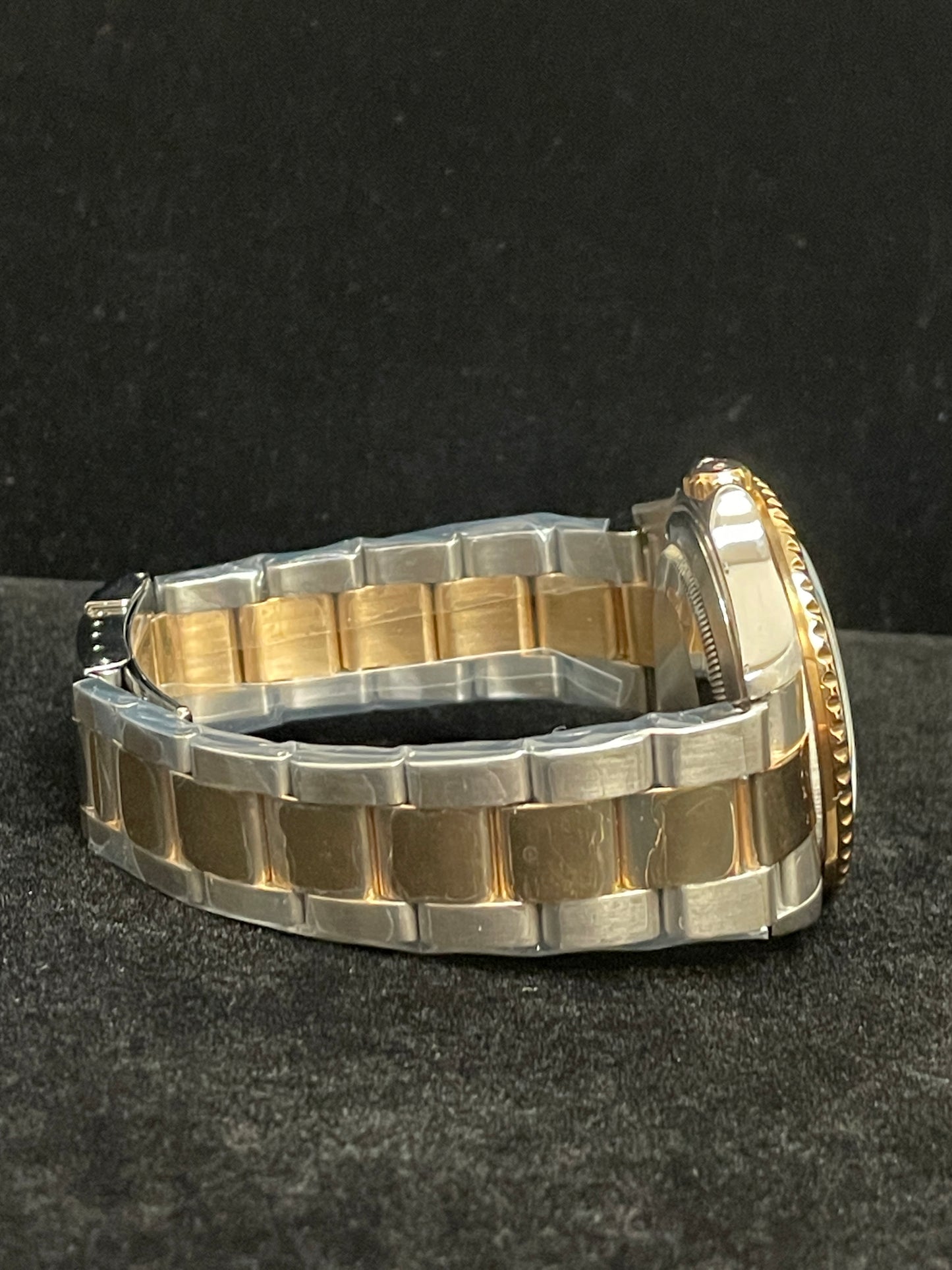 2006 GMT-Master 16713 Black Dial TT 18kt Gold Thru Oyster With Papers 40mm