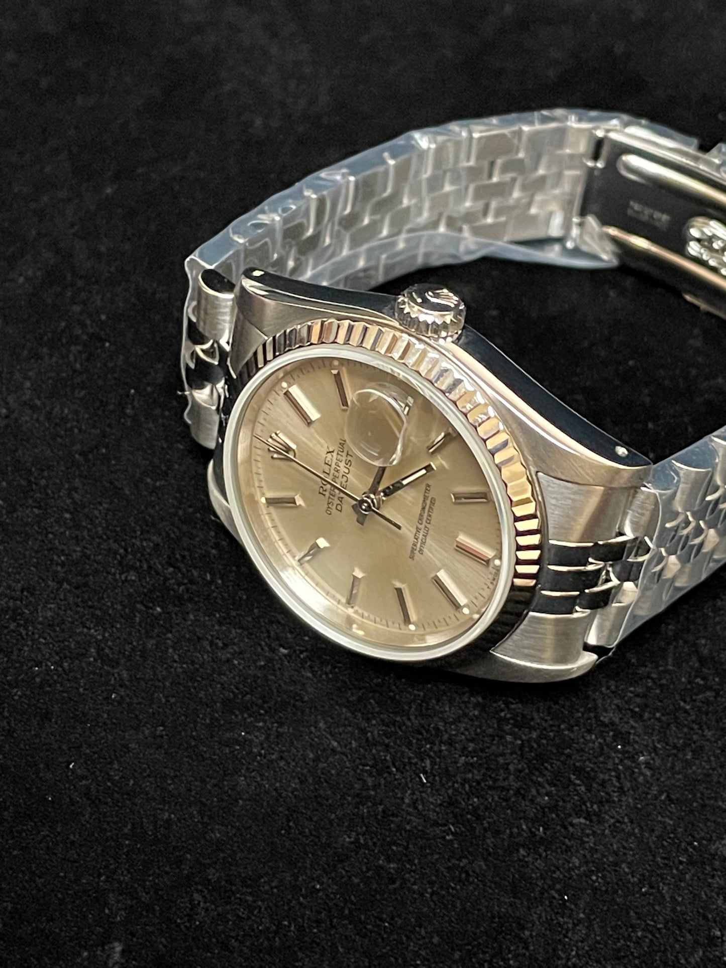 OH 1989 Rolex Datejust 16234 Silver Dial SS Jubilee No Papers 36mm