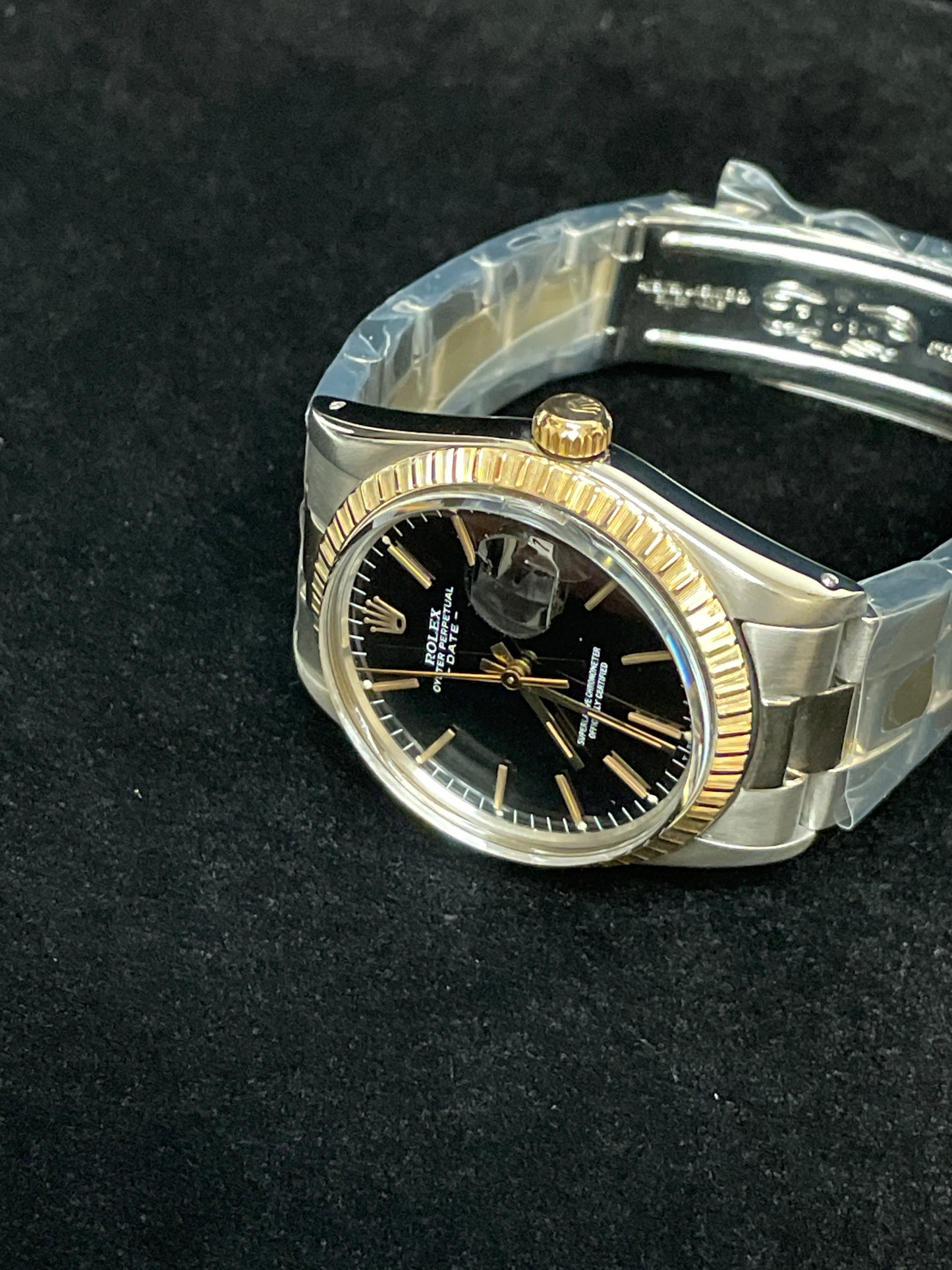 1983 Rolex Date 15053 Black Dial TT Oyster No Papers 34mm