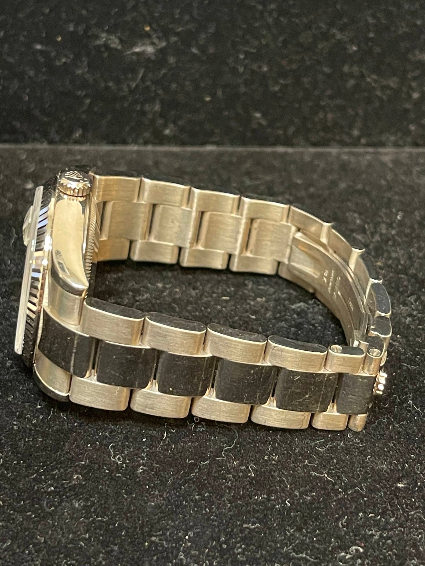 2000 Rolex Day-Date 118239 Silver Roman Dial 18kt WG Oyster No Papers 36mm