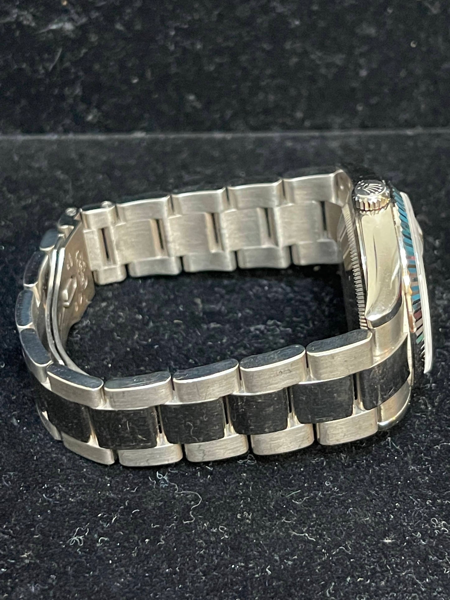 2000 Rolex Day-Date 118239 Silver Roman Dial 18kt WG Oyster No Papers 36mm