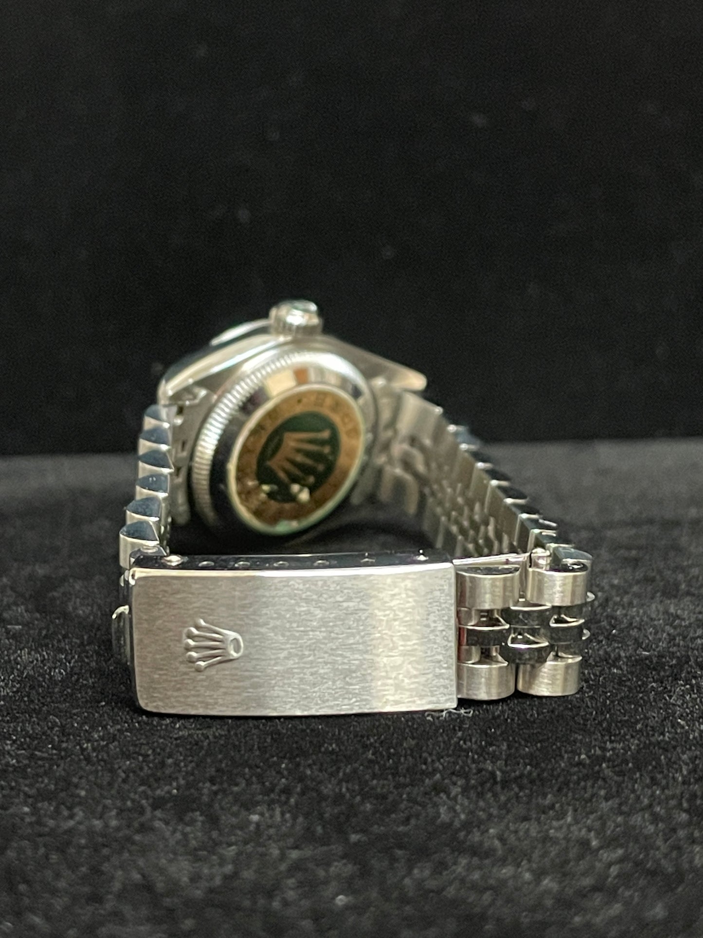 2000 Rolex Day-Date 118206 Black Dial Platinum President No Papers 36mm