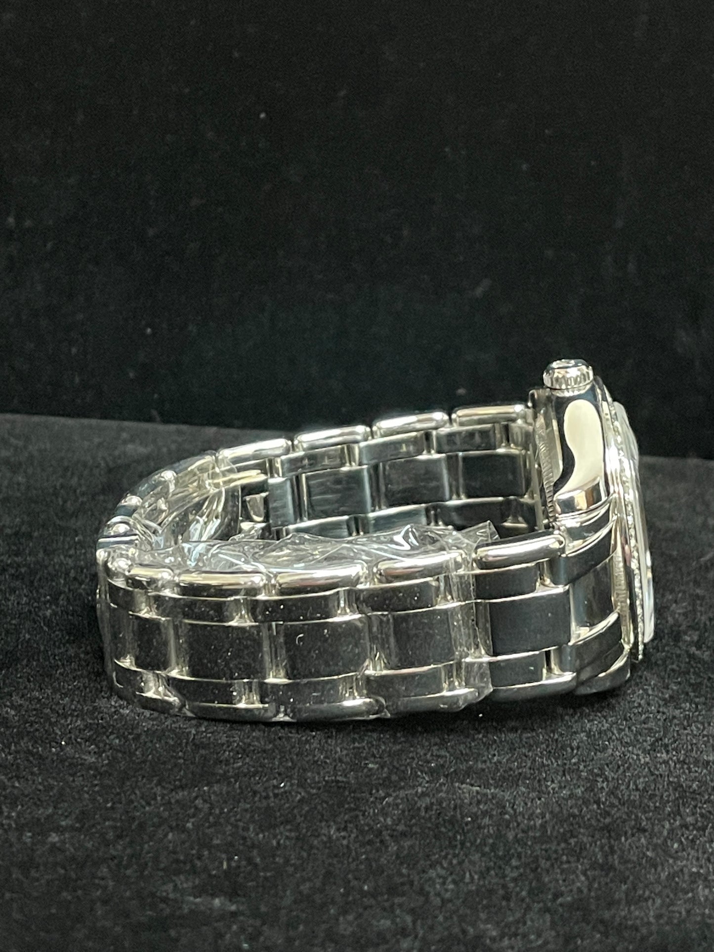 1999 Rolex Day-Date 18946 Tahitian MOP Diamond Dial Platinum Masterpiece 39mm