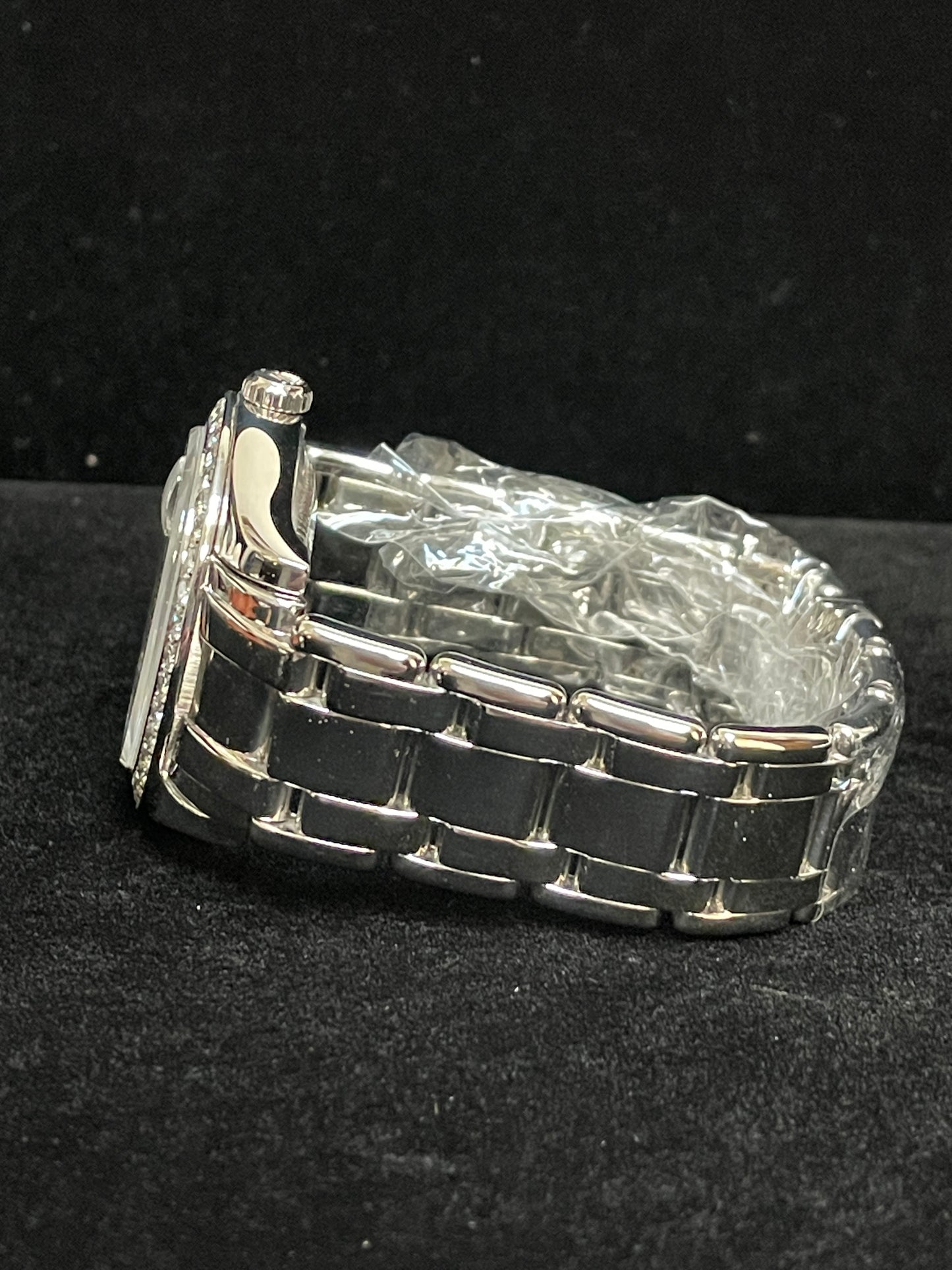 1999 Rolex Day-Date 18946 Tahitian MOP Diamond Dial Platinum Masterpiece 39mm