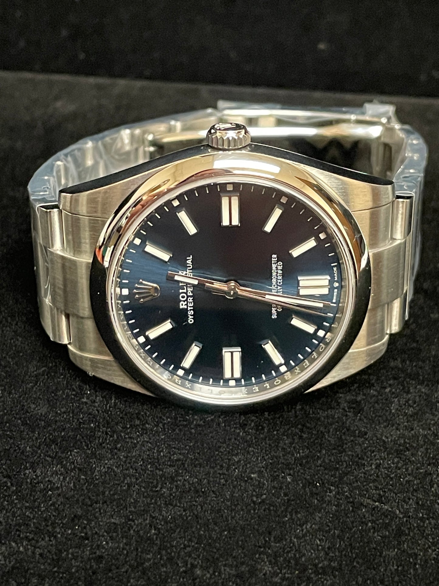2024 Rolex Oyster Perpetual 124300 Blue Dial SS Oyster With Papers 41mm