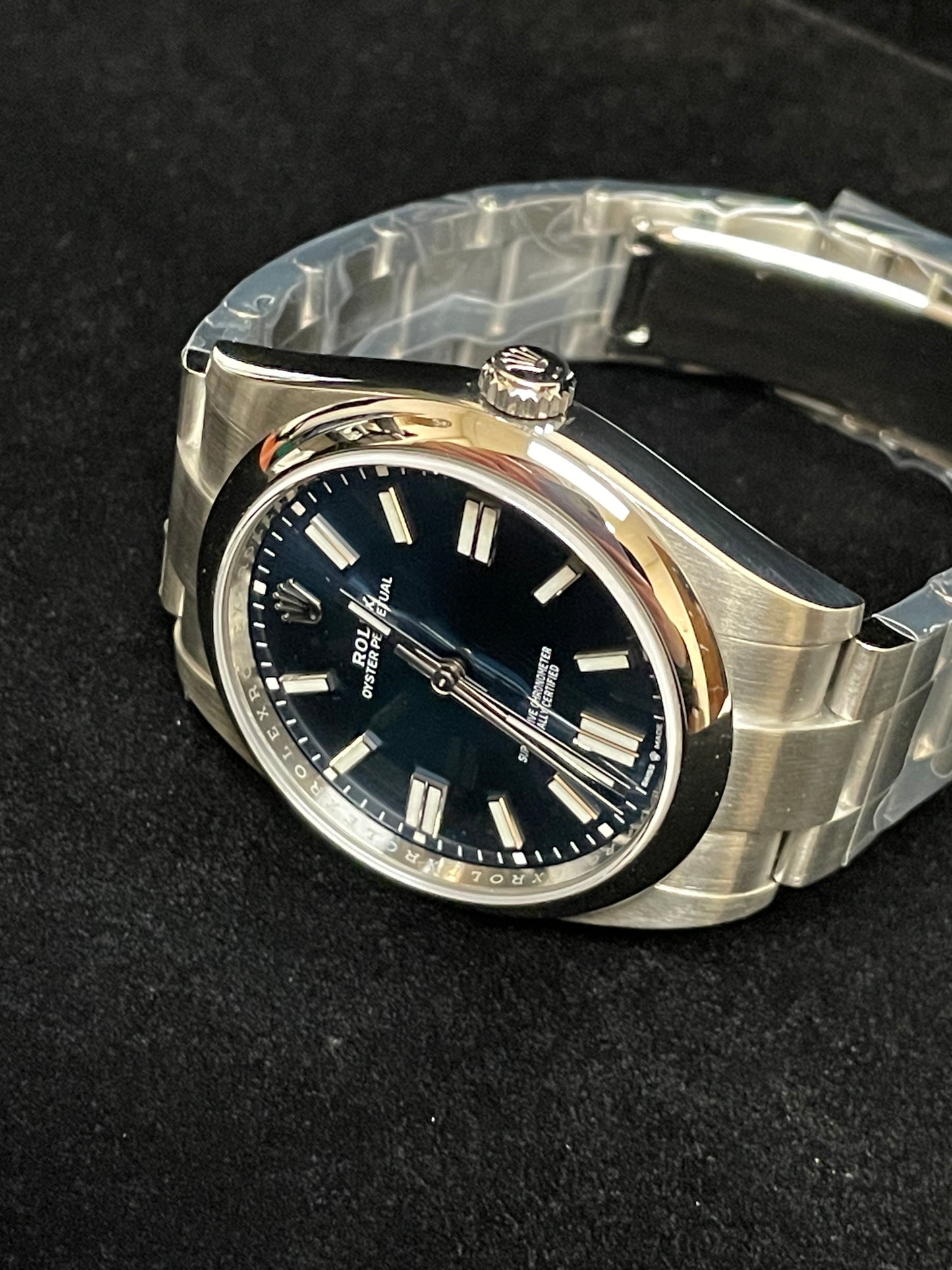 2024 Rolex Oyster Perpetual 124300 Blue Dial SS Oyster With Papers 41mm