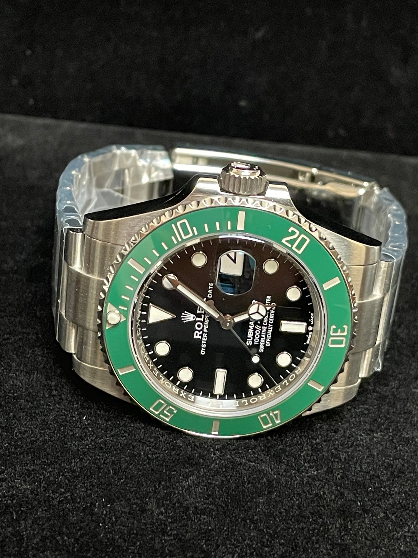 2021 Rolex Starbucks Submariner 126610LV Black Dial SS Oyster With Papers 41mm