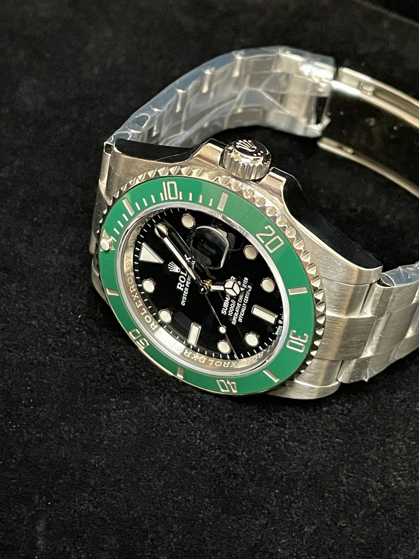 2021 Rolex Starbucks Submariner 126610LV Black Dial SS Oyster With Papers 41mm