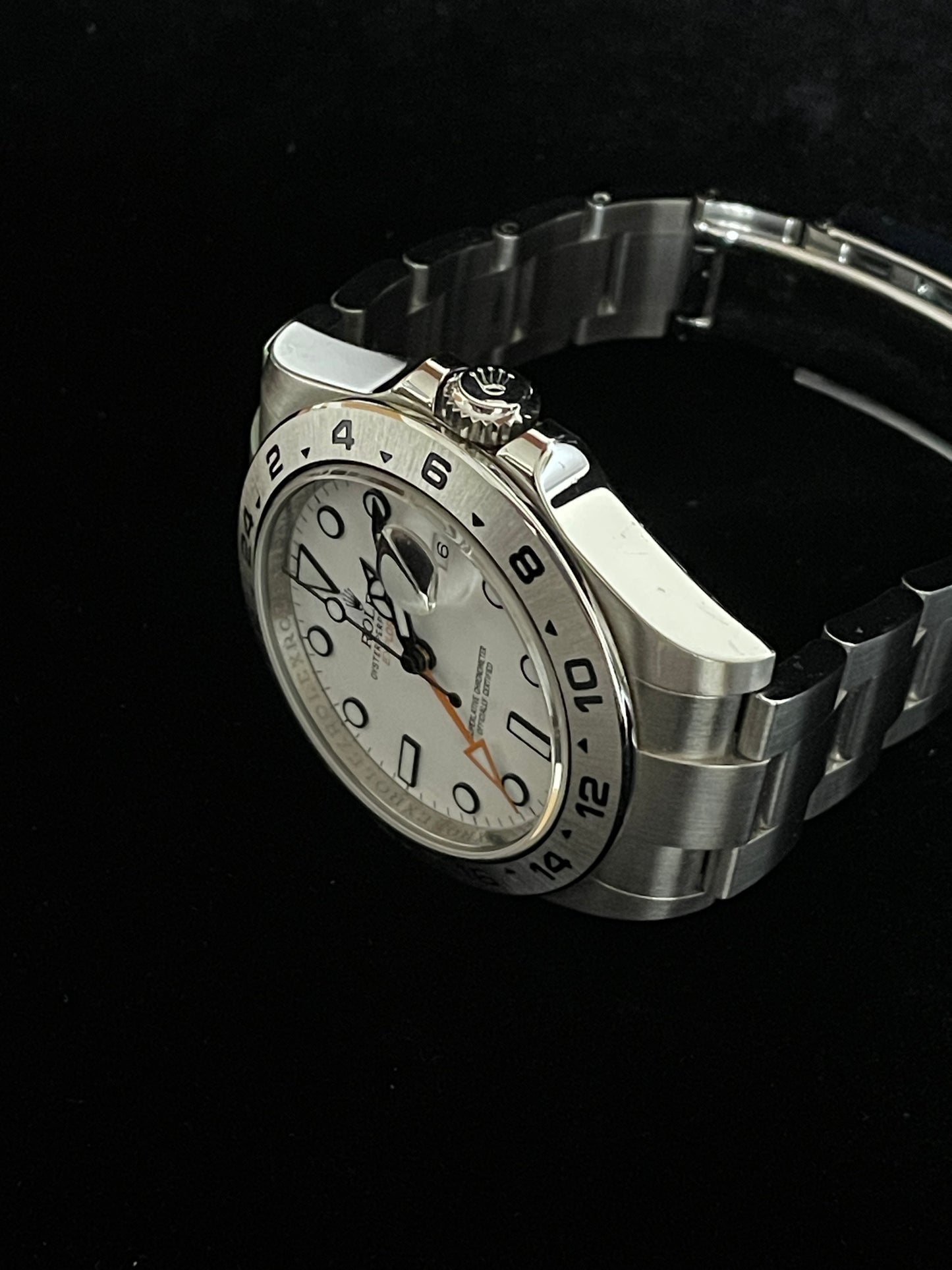 2016 Rolex Explorer II 216570 Polar White Polar Dial SS Oyster With Papers 42mm
