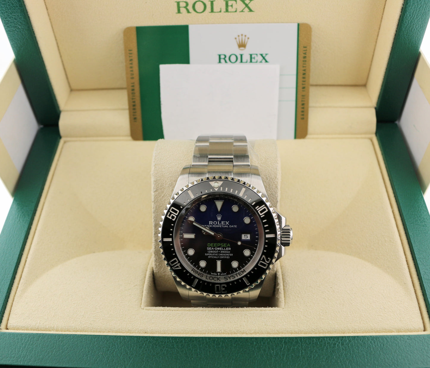 2019 Rolex Deep Sea James Cameron 126660 Black Blue Dial SS Oyster W Papers 44mm