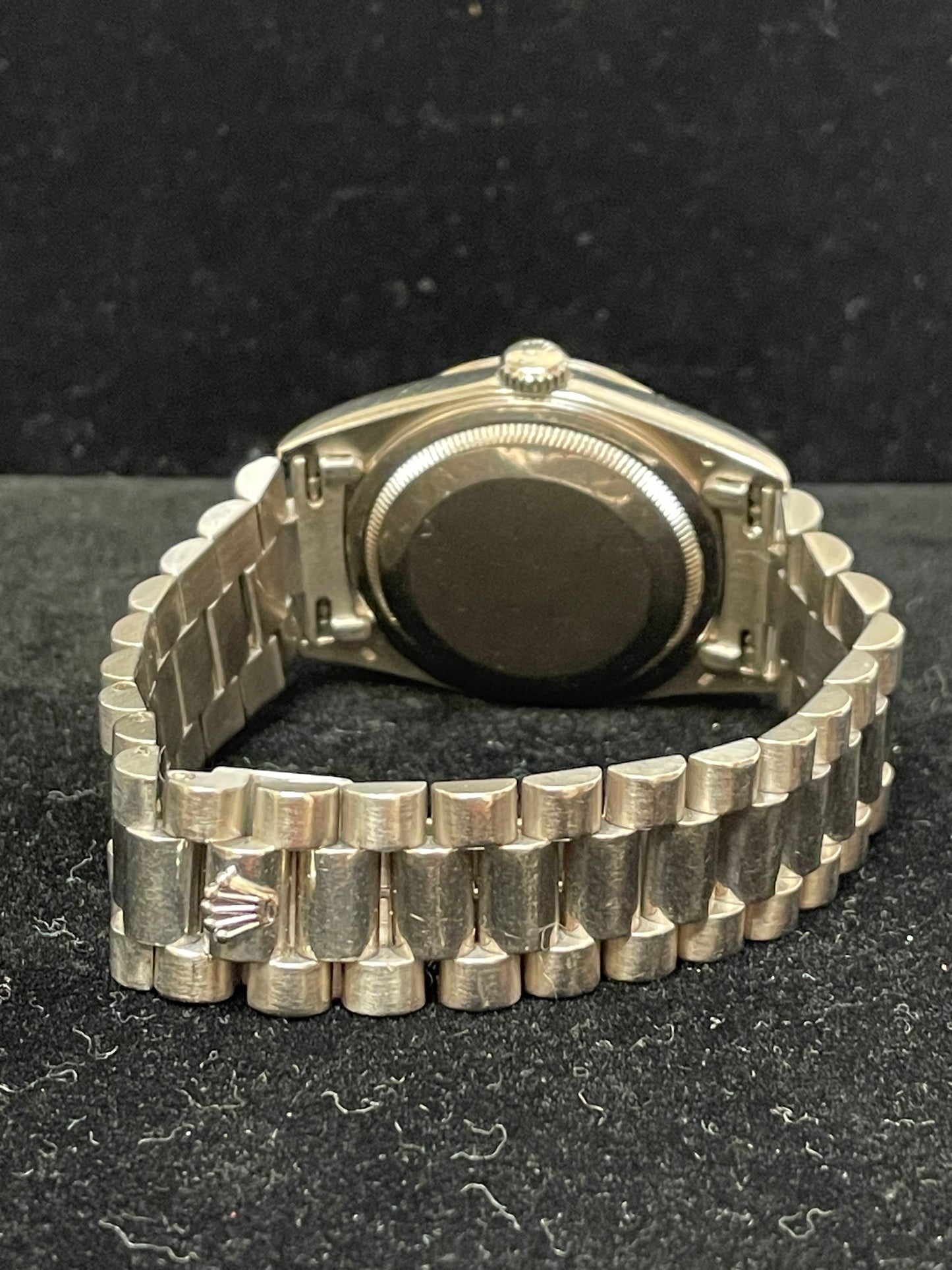 1996 Rolex Daydate 18239 Champ/Silver Diamond Dial 18kt WG President 36mm