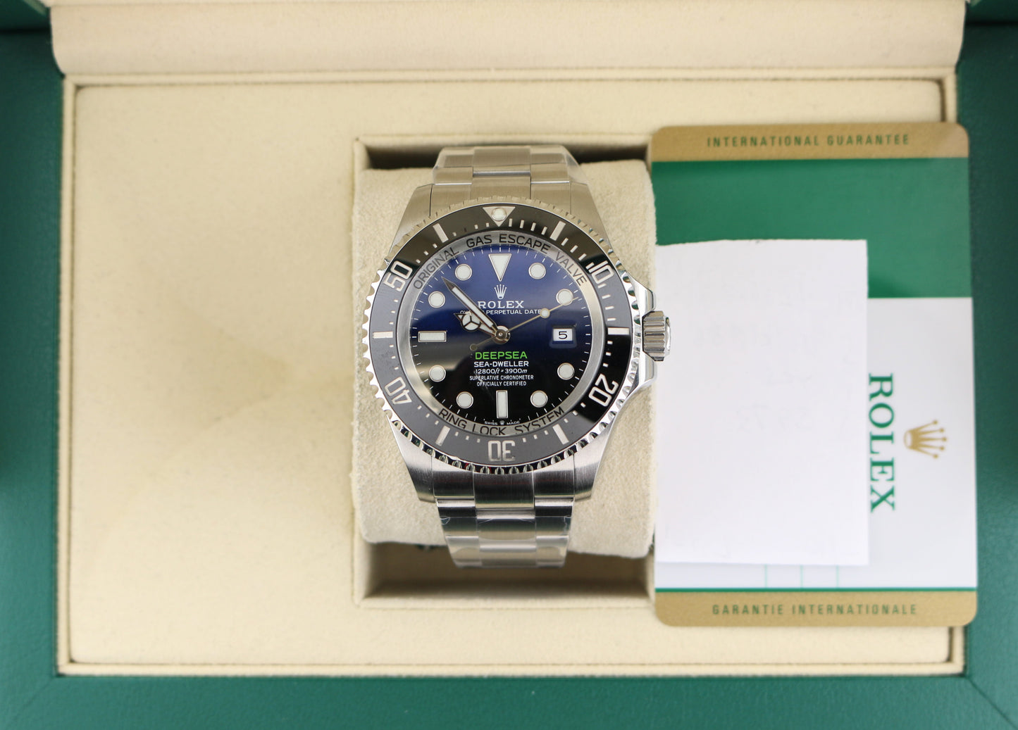 2019 Rolex Deep Sea James Cameron 126660 Black Blue Dial SS Oyster W Papers 44mm