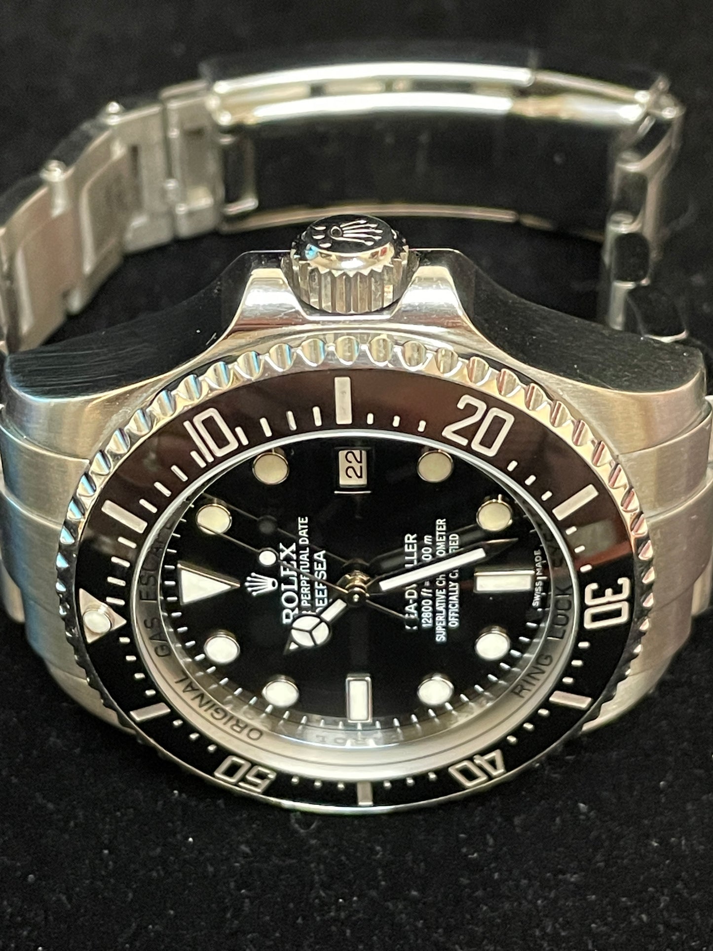 2010 Rolex Sea-Dweller Deepsea 116660 Black Dial SS Oyster No Papers 44mm