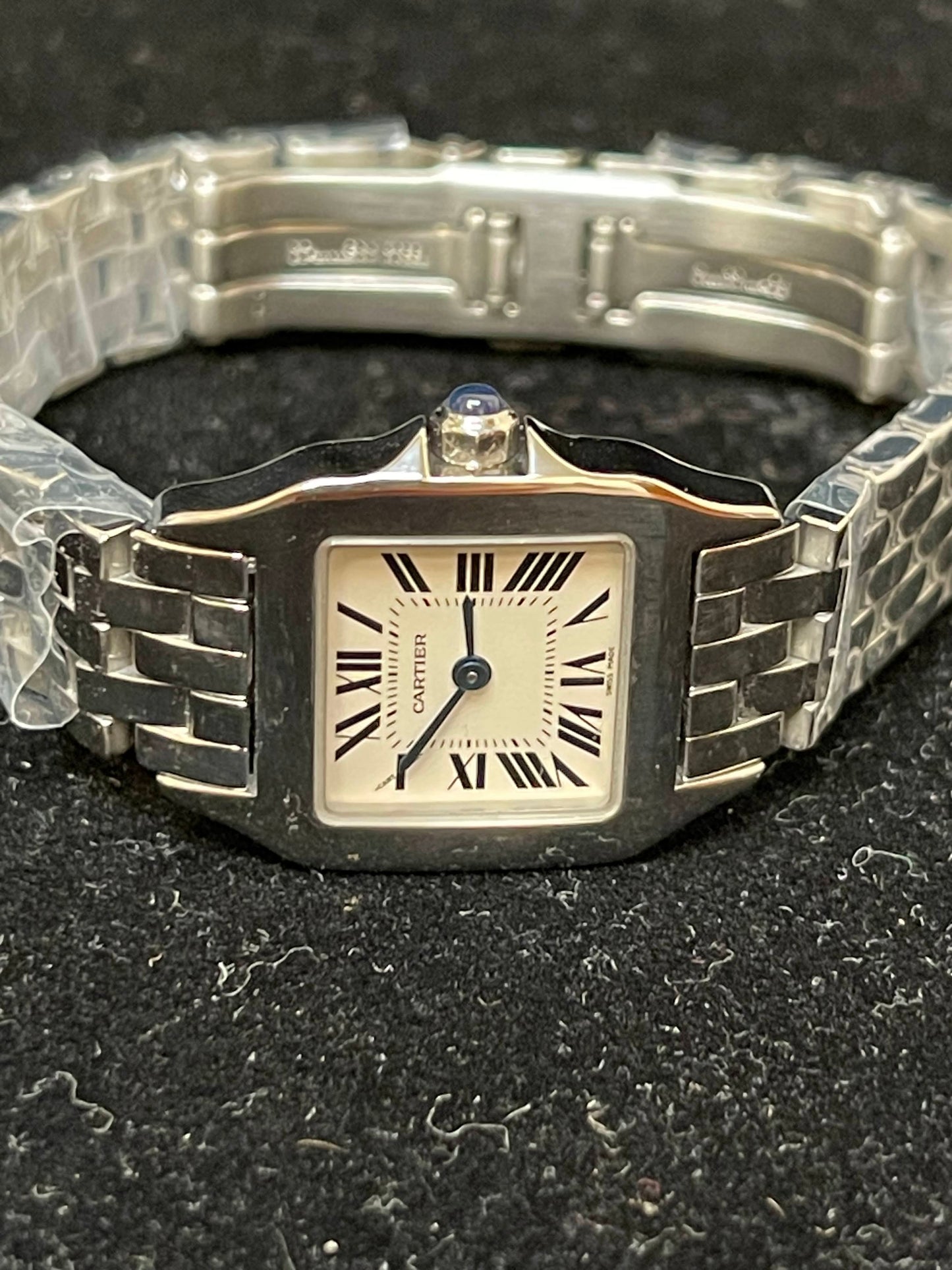 Cartier Santos Demoiselle 2698 White Dial Stainless Steel 20mm