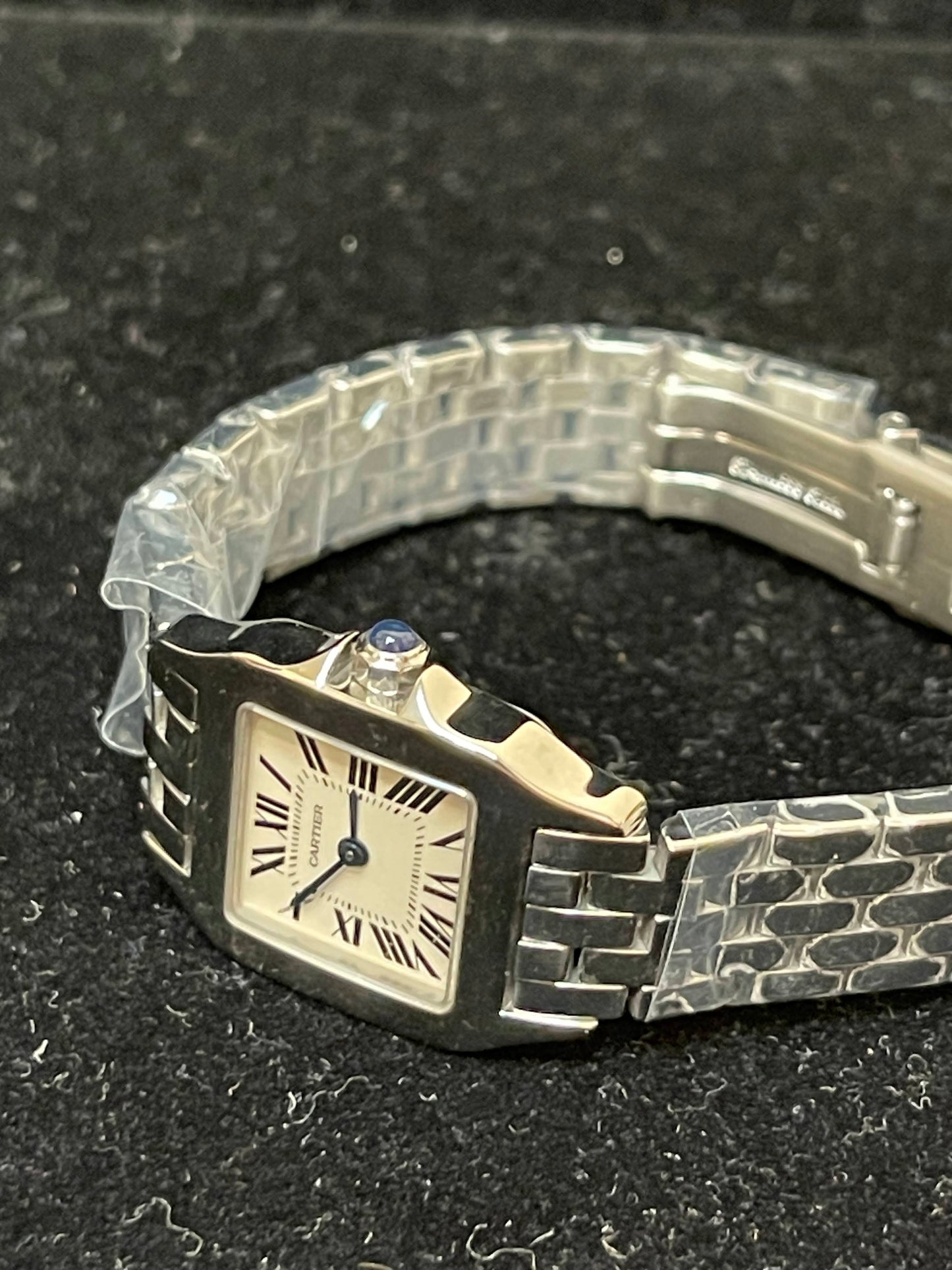 Cartier Santos Demoiselle 2698 White Dial Stainless Steel 20mm