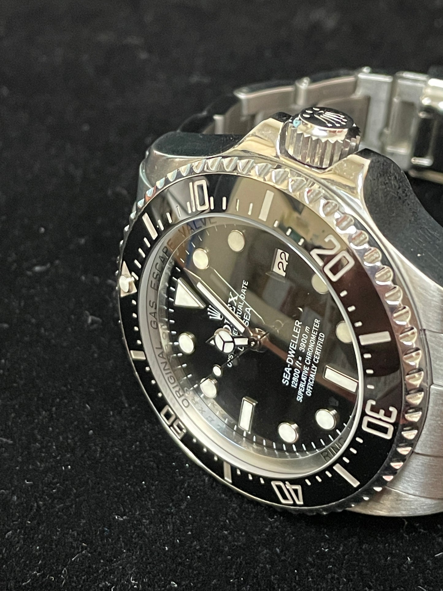 2010 Rolex Sea-Dweller Deepsea 116660 Black Dial SS Oyster No Papers 44mm