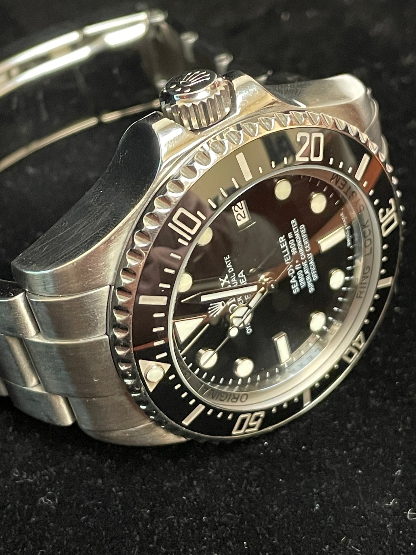 2010 Rolex Sea-Dweller Deepsea 116660 Black Dial SS Oyster No Papers 44mm