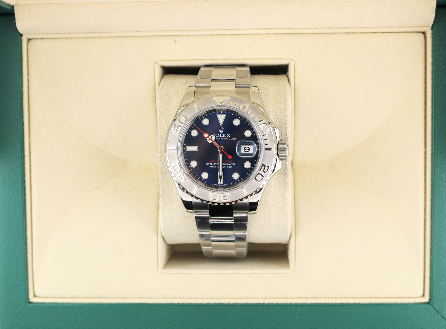 2017 Rolex Yacht-Master 116622 Blue Dial SS Oyster No Papers 40mm