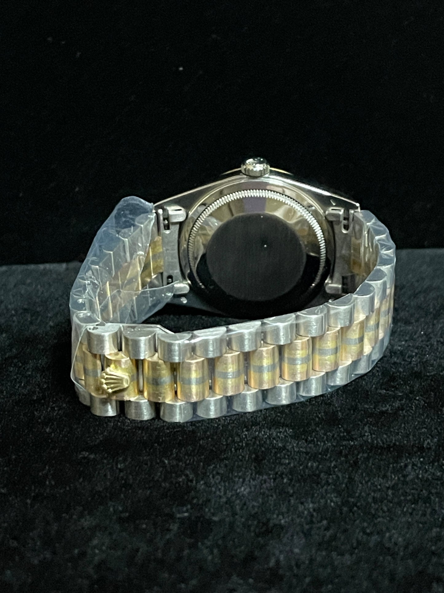 1990 Rolex Day-Date Tridor 18239b Champagne Computer Dial 18kt President 36mm