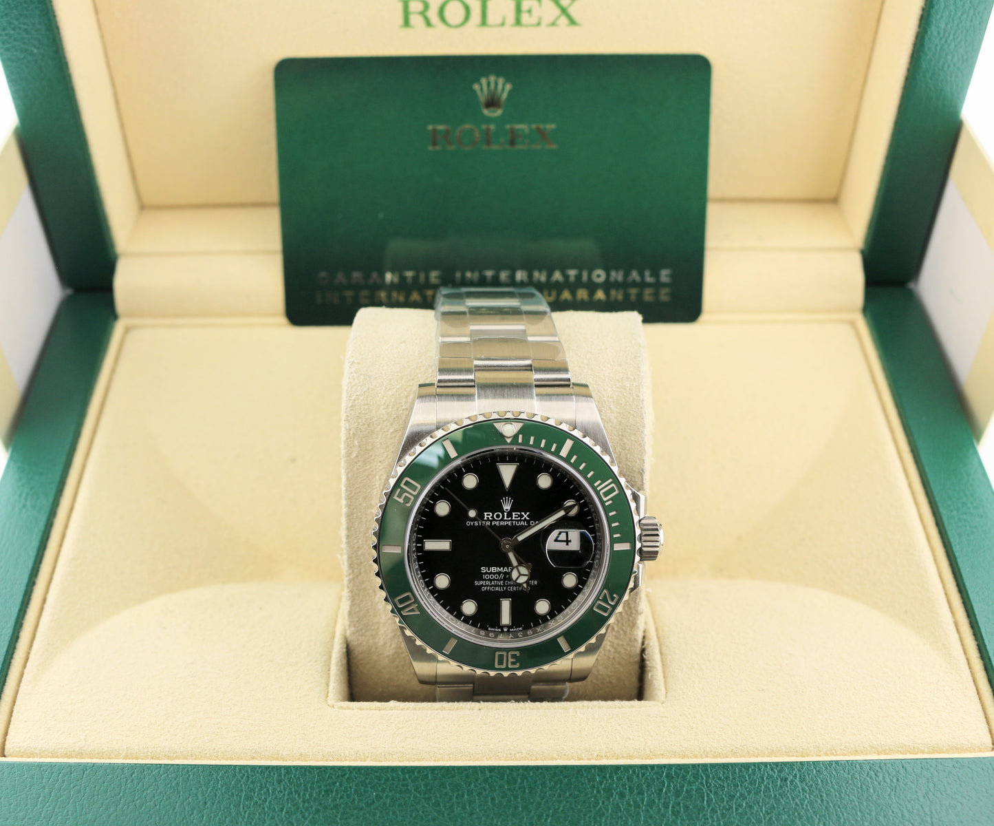 2021 Rolex Starbucks Submariner 126610LV Black Dial SS Oyster With Papers 41mm