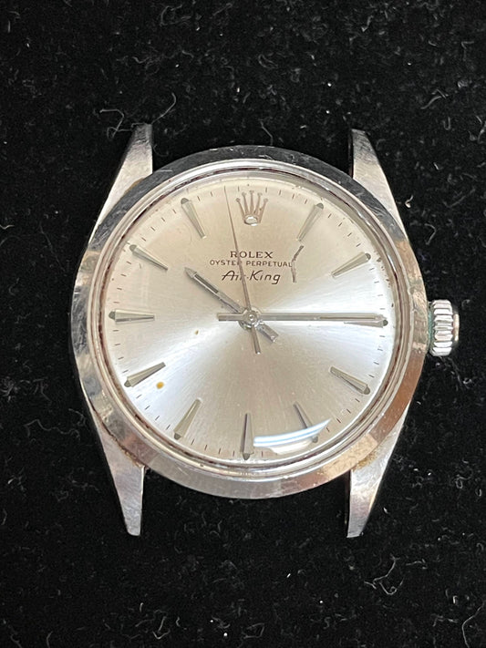 1958 Rolex Air-King 5500 Silver Dial Head Only No Papers 34mm