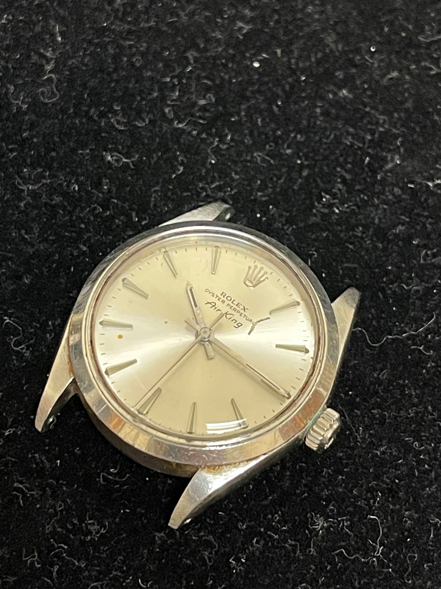 1958 Rolex Air-King 5500 Silver Dial Head Only No Papers 34mm