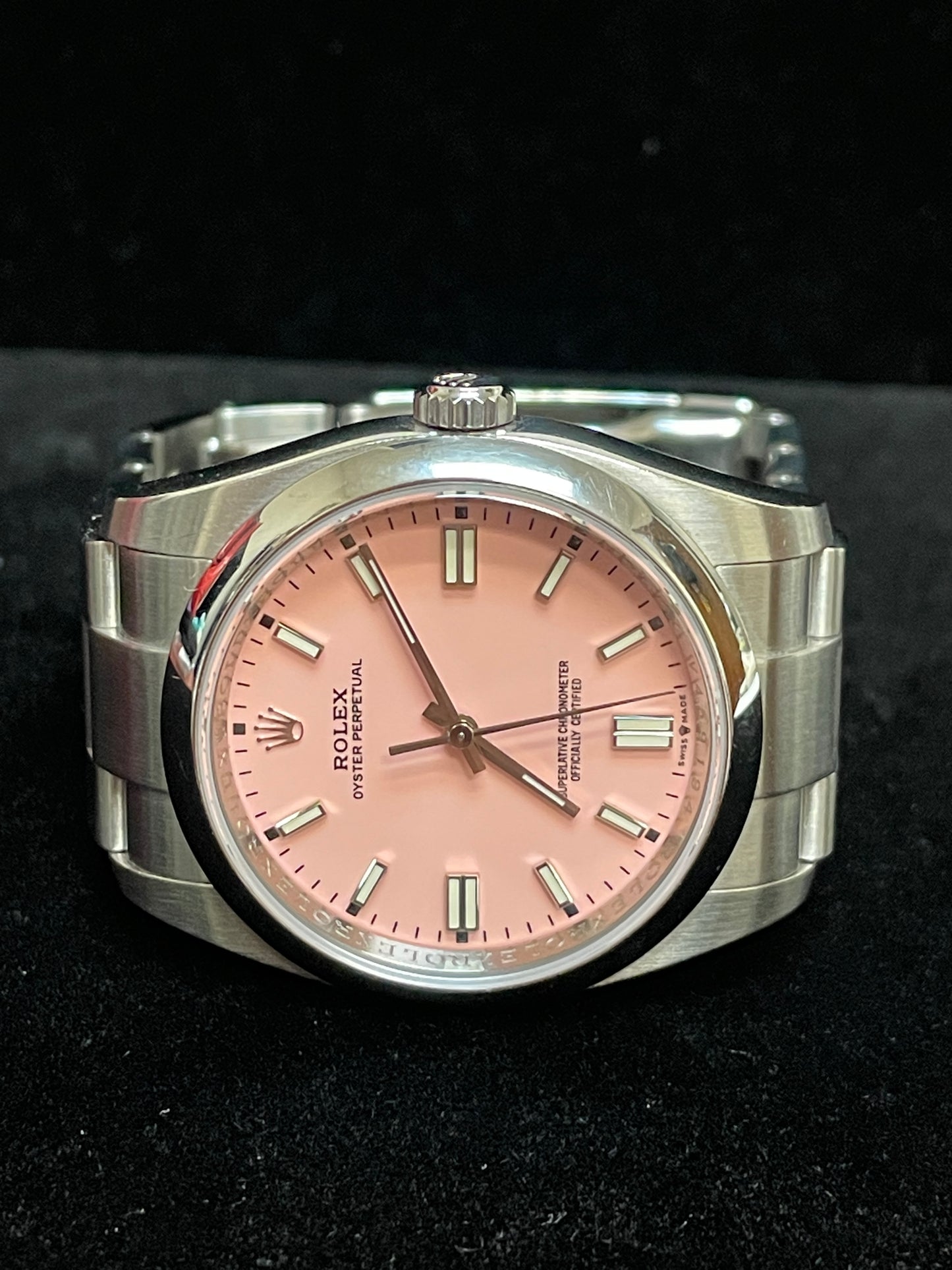 2009 Rolex Oyster Perpetual 116000 Pink Dial SS Oyster No Papers 36mm