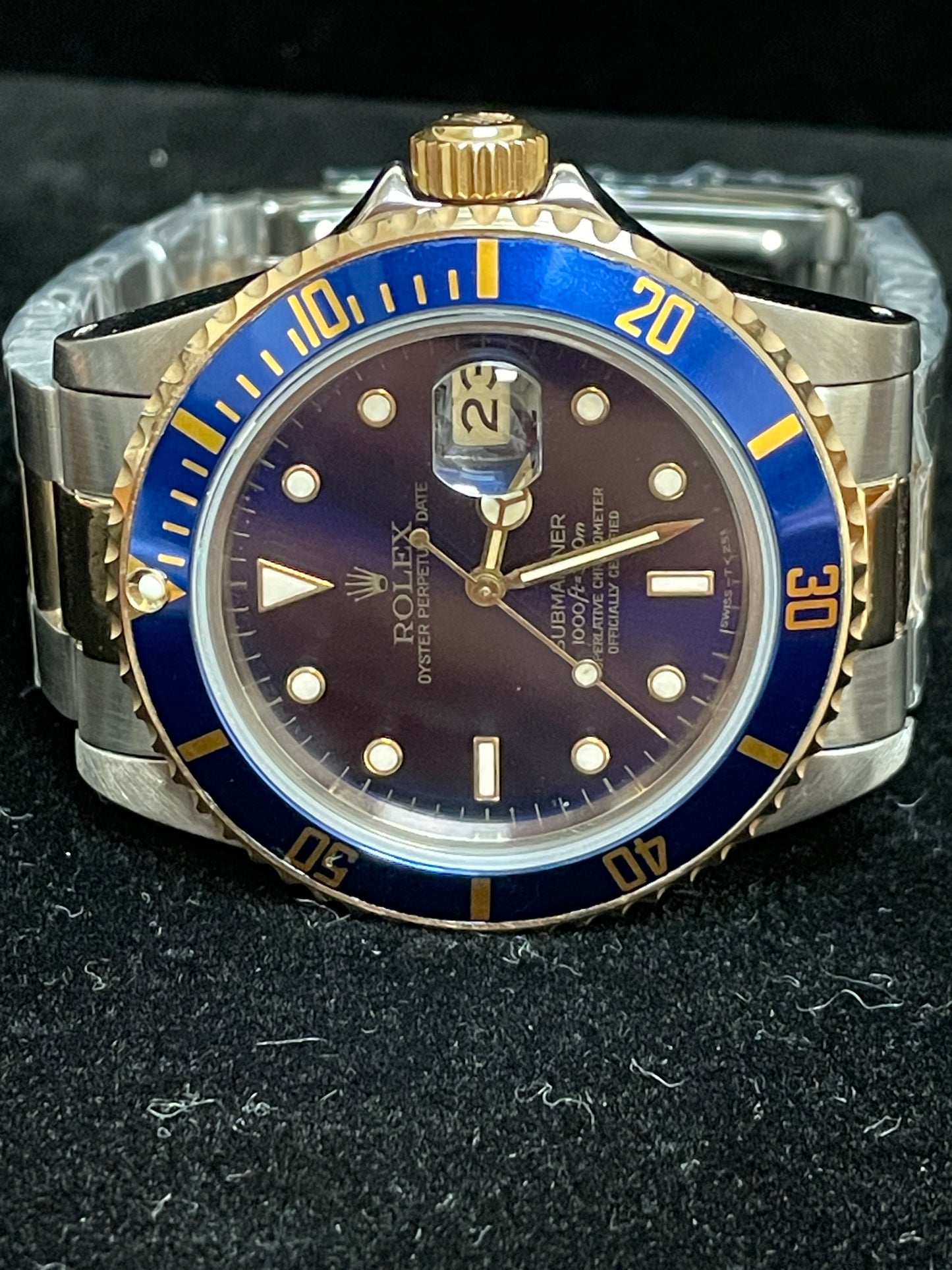 1988 Rolex Submariner Bluesy 16803 Blue Dial TT Oyster No Papers 40mm